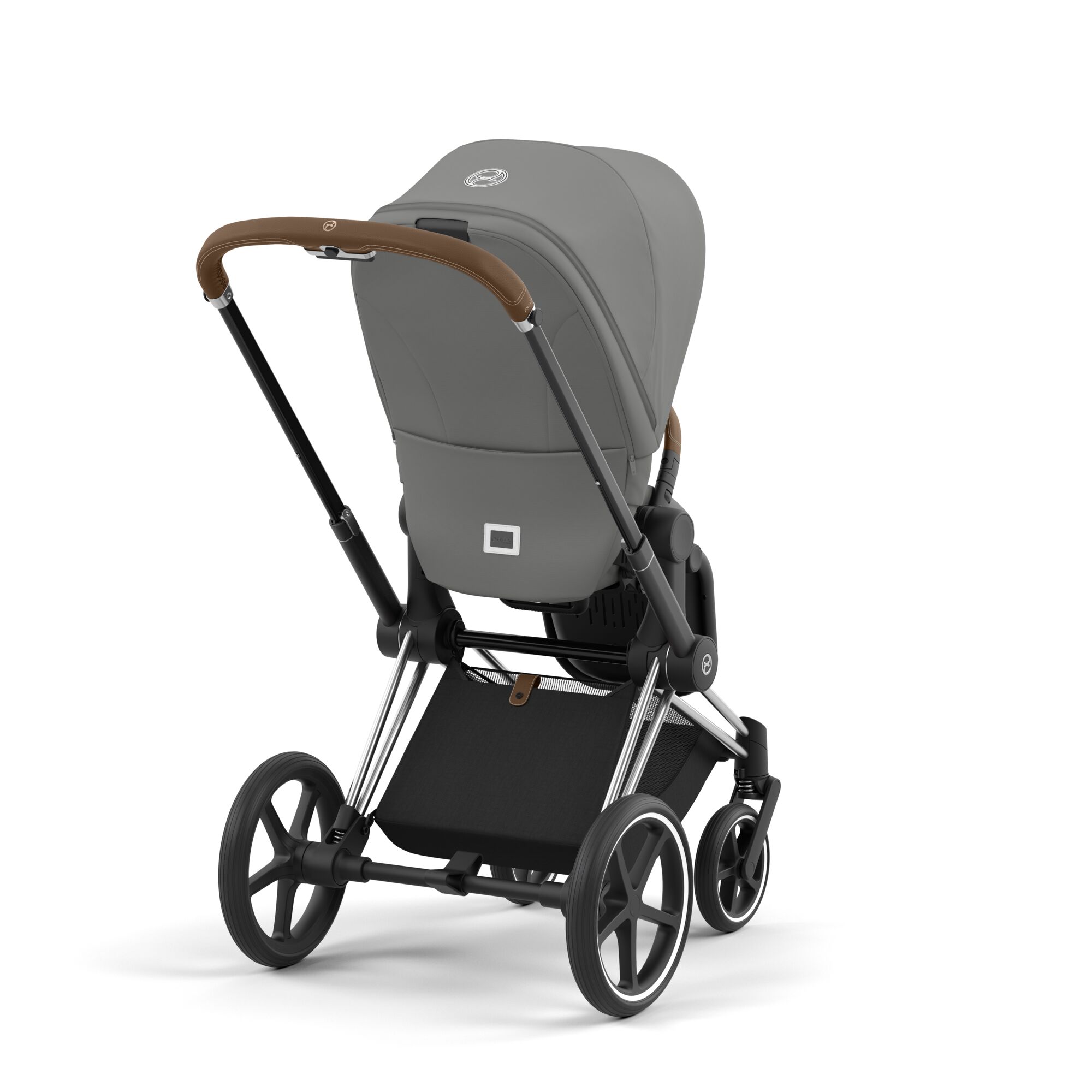 Коляска 2в1 Cybex Priam IV Chrome Brown серый - фото 3