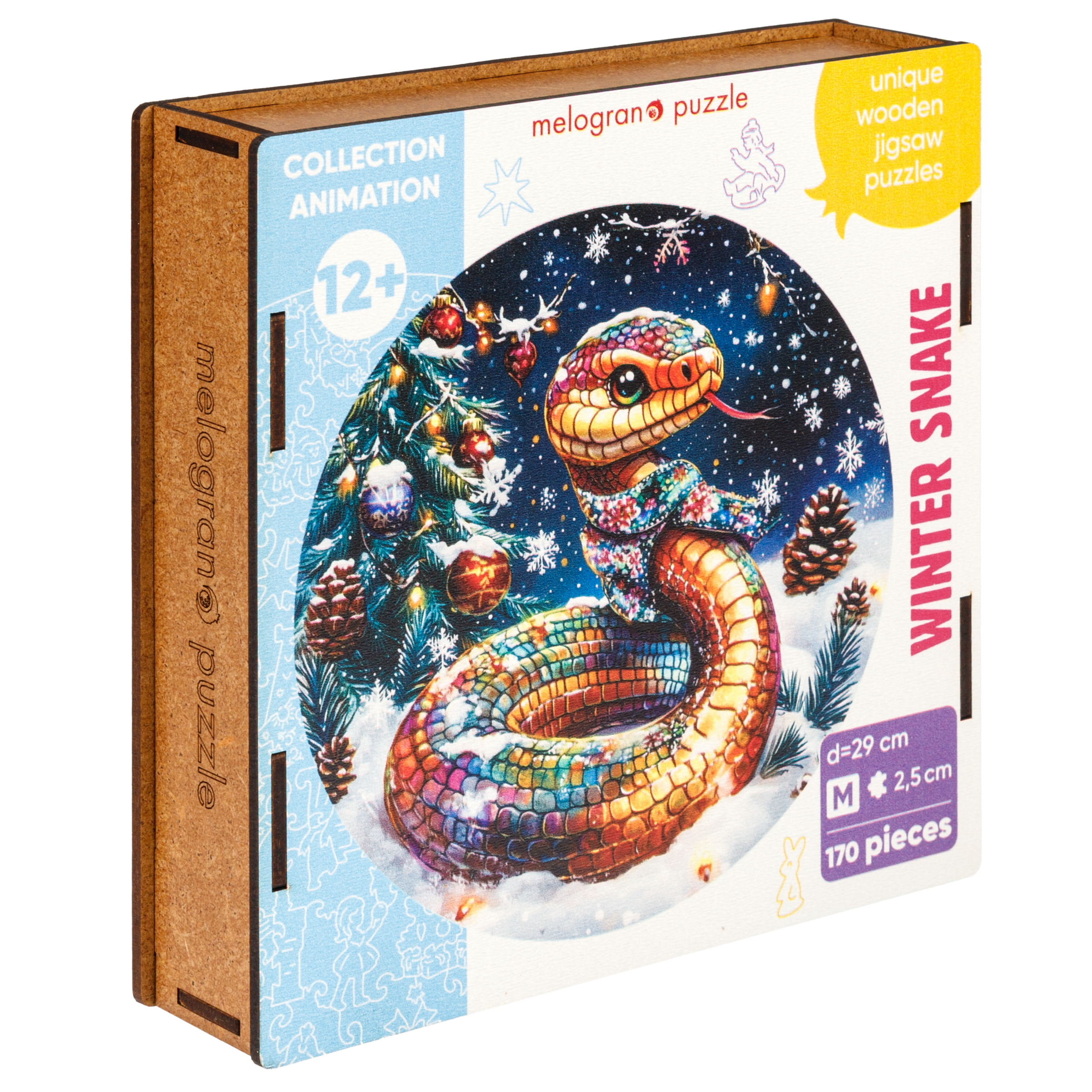 Пазл Melograno puzzle деревянный - фото 6