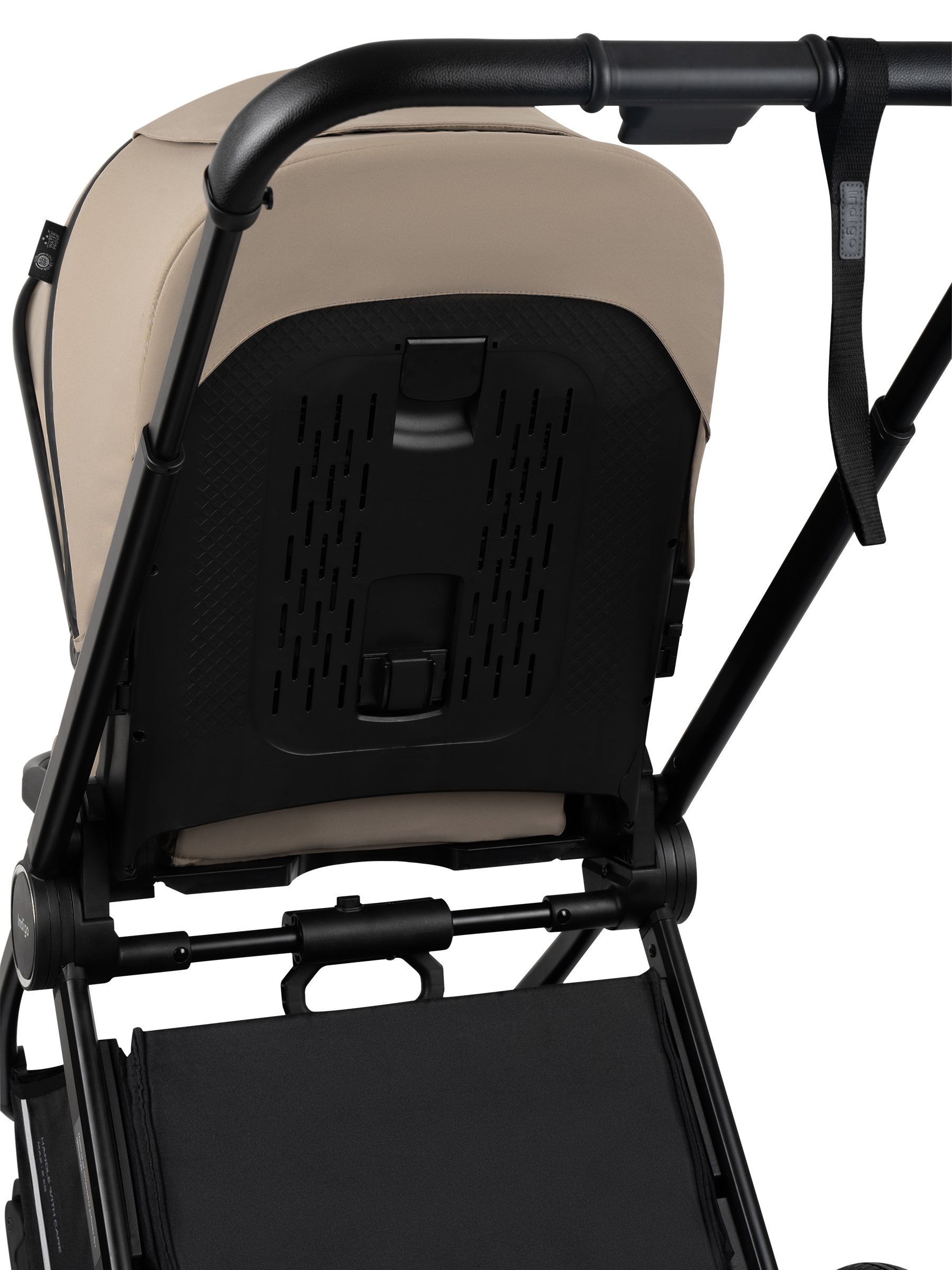 Коляска 2в1 Indigo Sting бежевый - фото 19