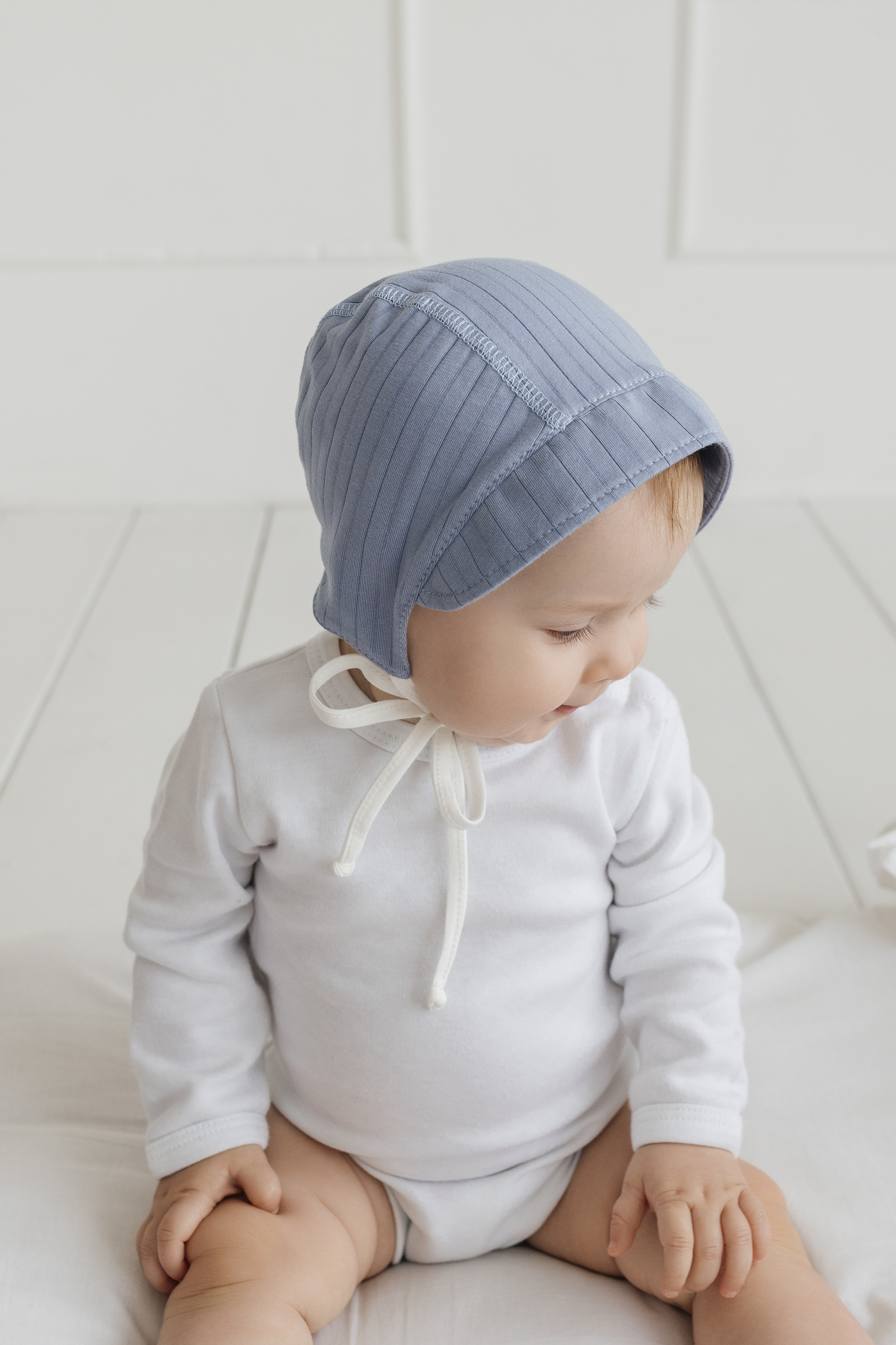 Чепчик Чудо-Кроха KL-168/светло-джинсовый - фото 3