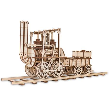 Конструктор Eco Wood Art Локомотив Поезд деревянный
