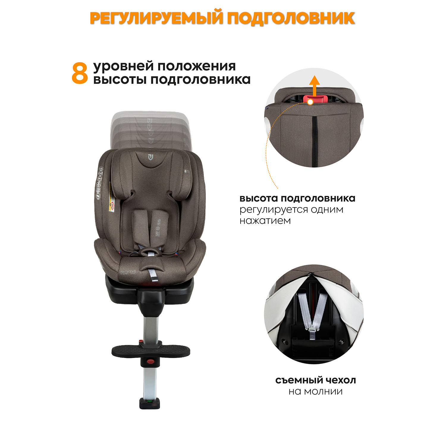 Автокресло JOVOLA Jet Isofix 0+/1/2/3 (0-36 кг) - фото 5