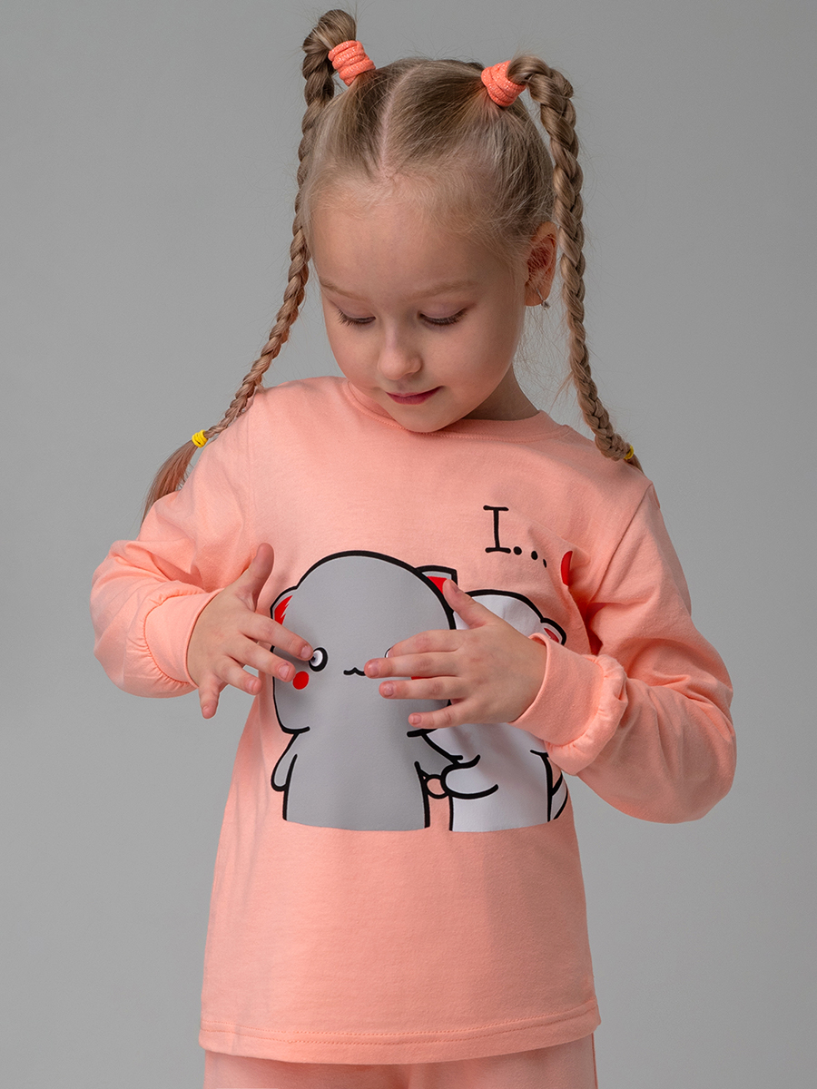 Пижама BONITO KIDS BK0976PJDперсиковый - фото 7