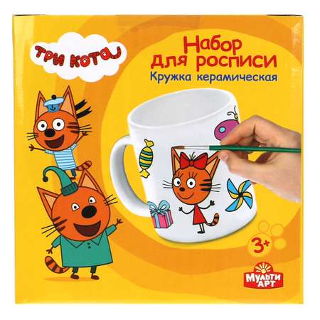 Набор для творчества Multiart Три Кота роспись красками