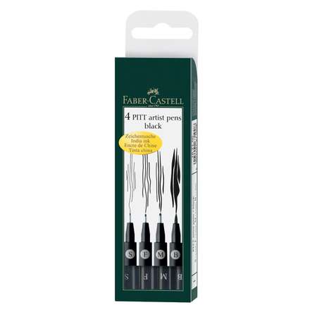 Ручка капиллярная Faber Castell 4 шт.