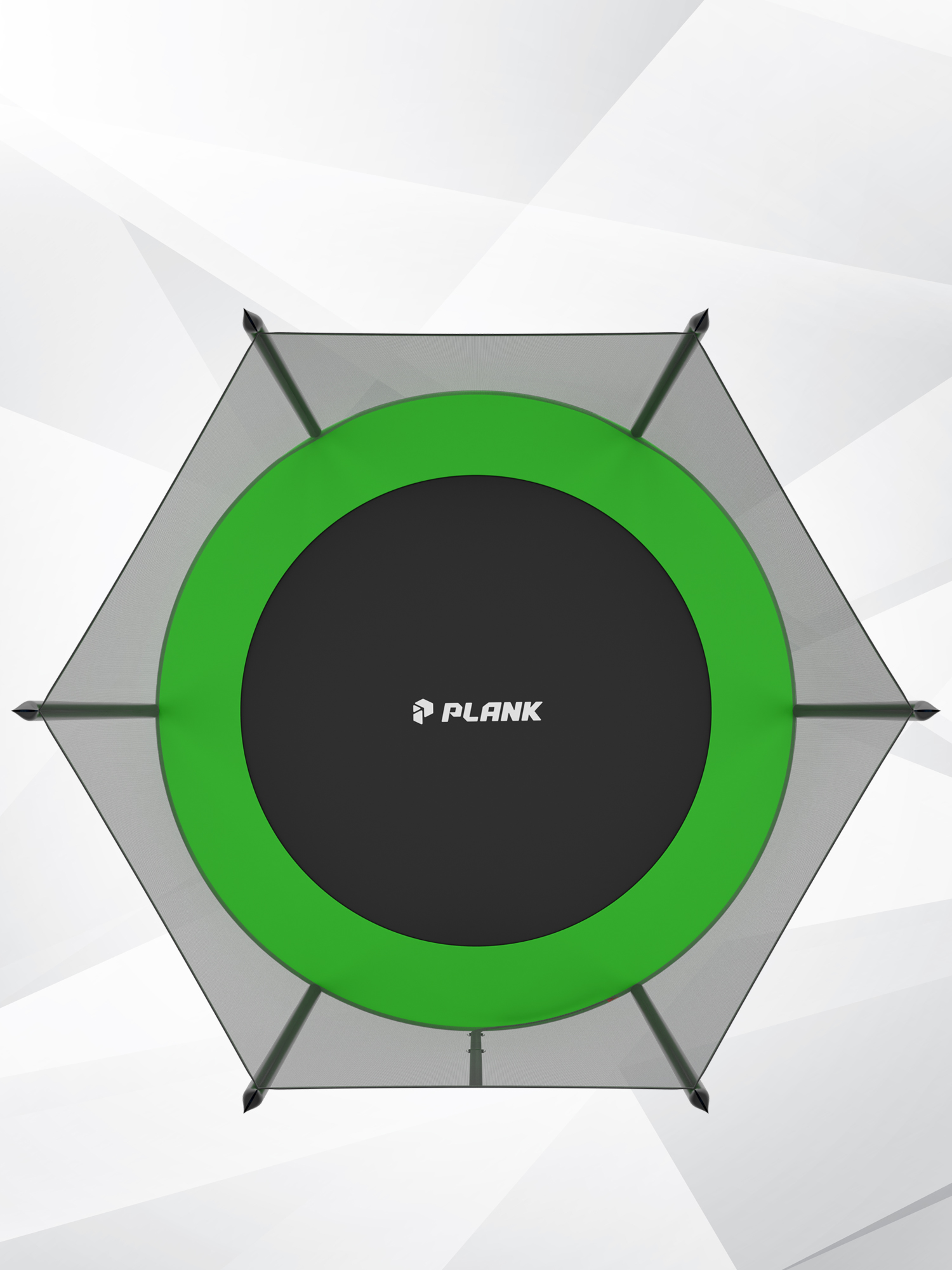 Батут уличный Plank LITE 8ft external 244см с внешней сеткой - фото 6