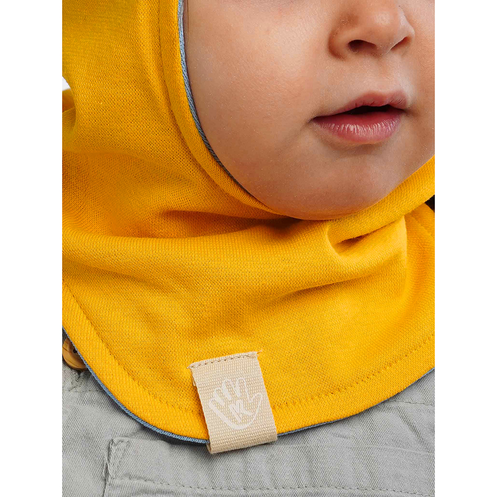 Шапка-шлем ПриКиндер U-A_221079 Цвет: Желтый/голубой - фото 3