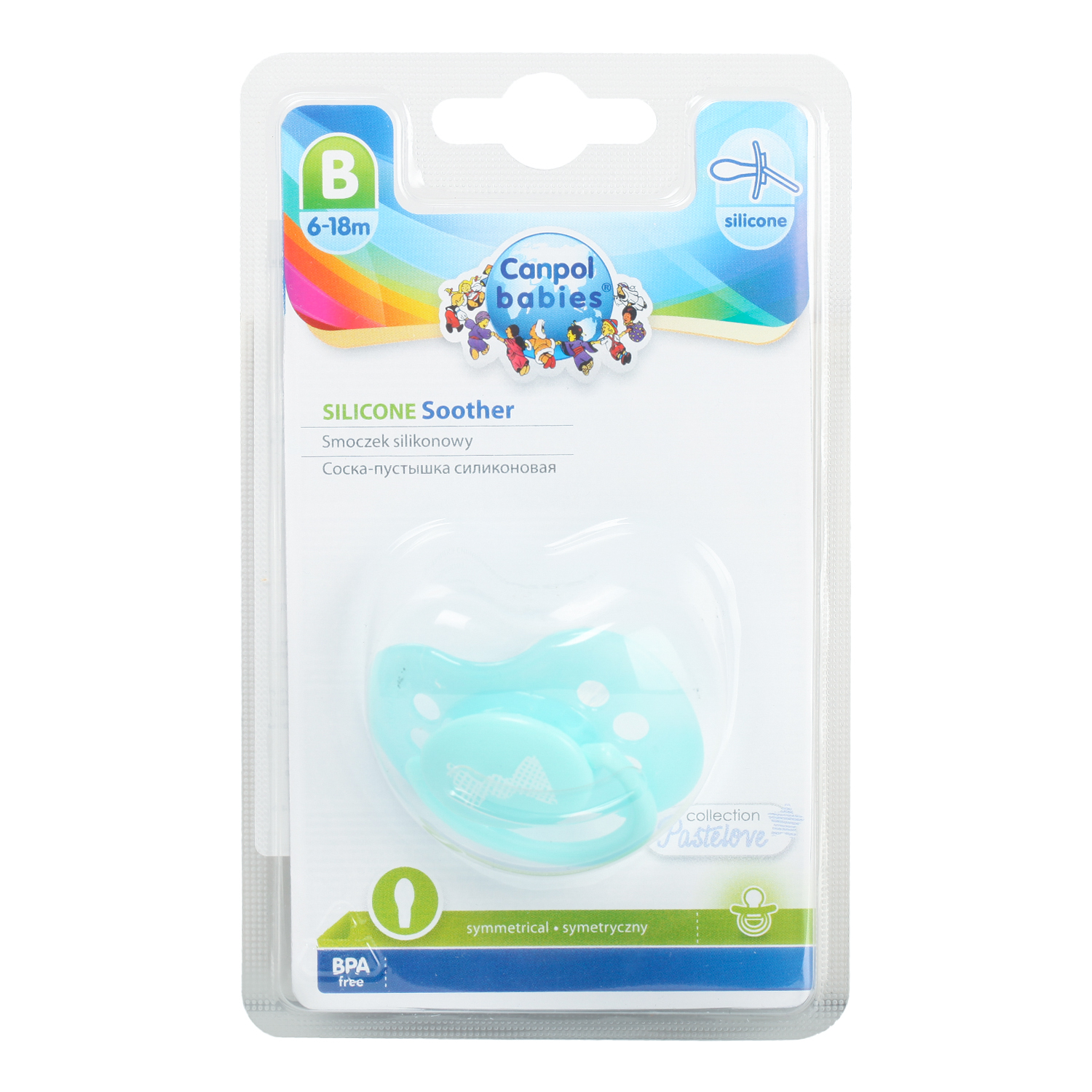 Пустышка Canpol Babies анатомическая от 6 мес. в ассортименте - фото 11