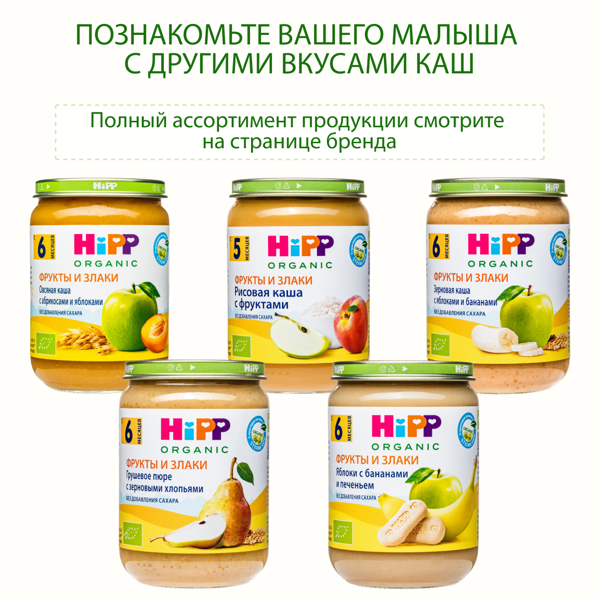 Пюре Hipp Зерновая каша-фрукты с 6 мес 190 г - фото 7