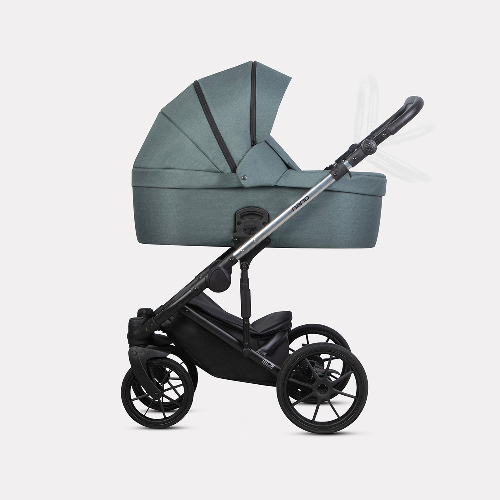 Коляска 2в1 Riko Nano Thermo зеленый - фото 11