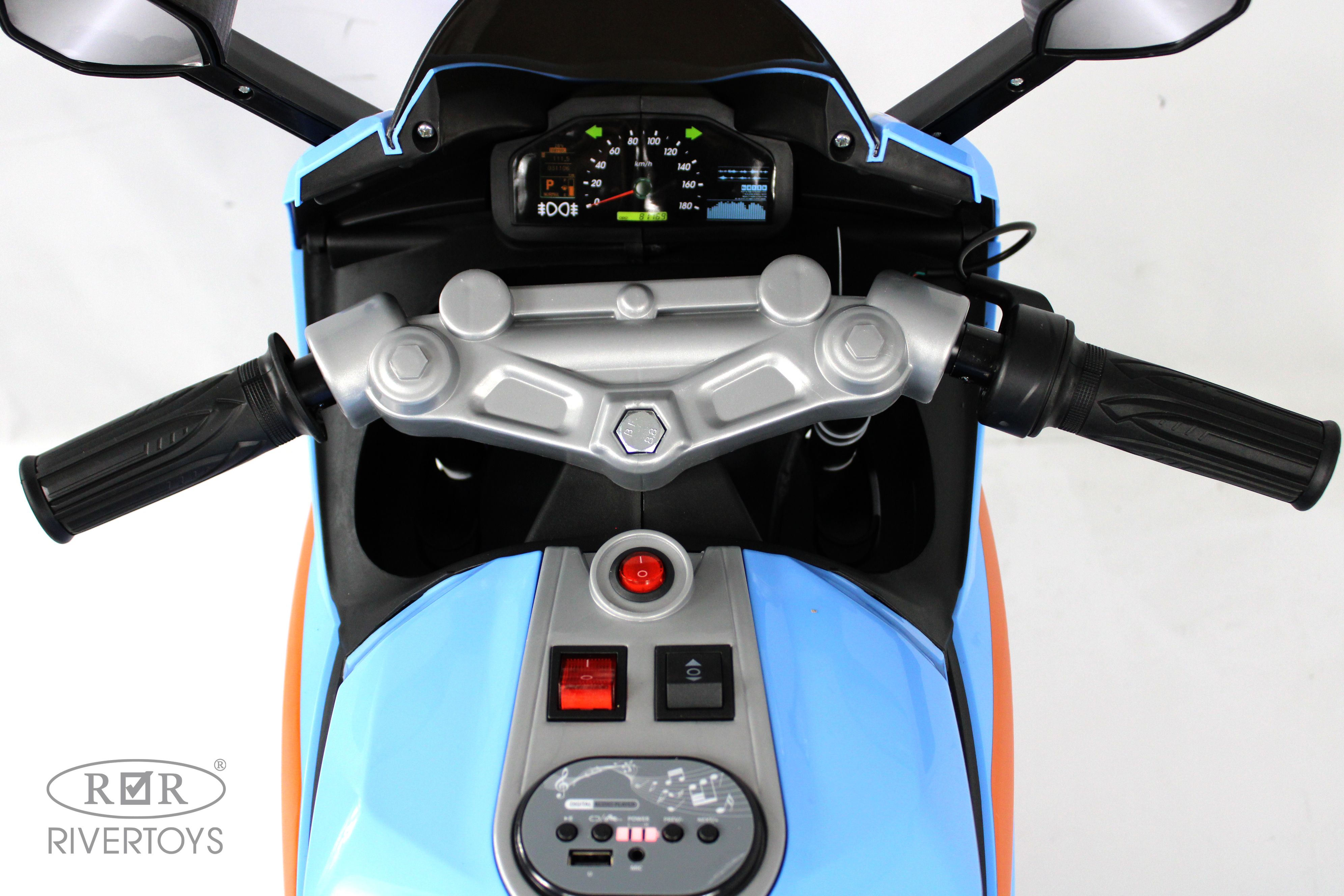 Электромобиль RIVERTOYS C005MC-BLUE - фото 16