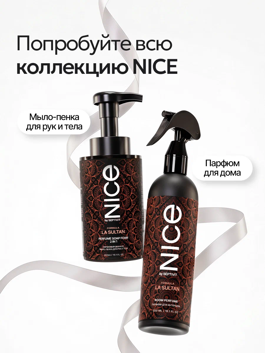 Парфюм для дома освежитель NICE by Septivit La Sultan 300 мл - фото 9