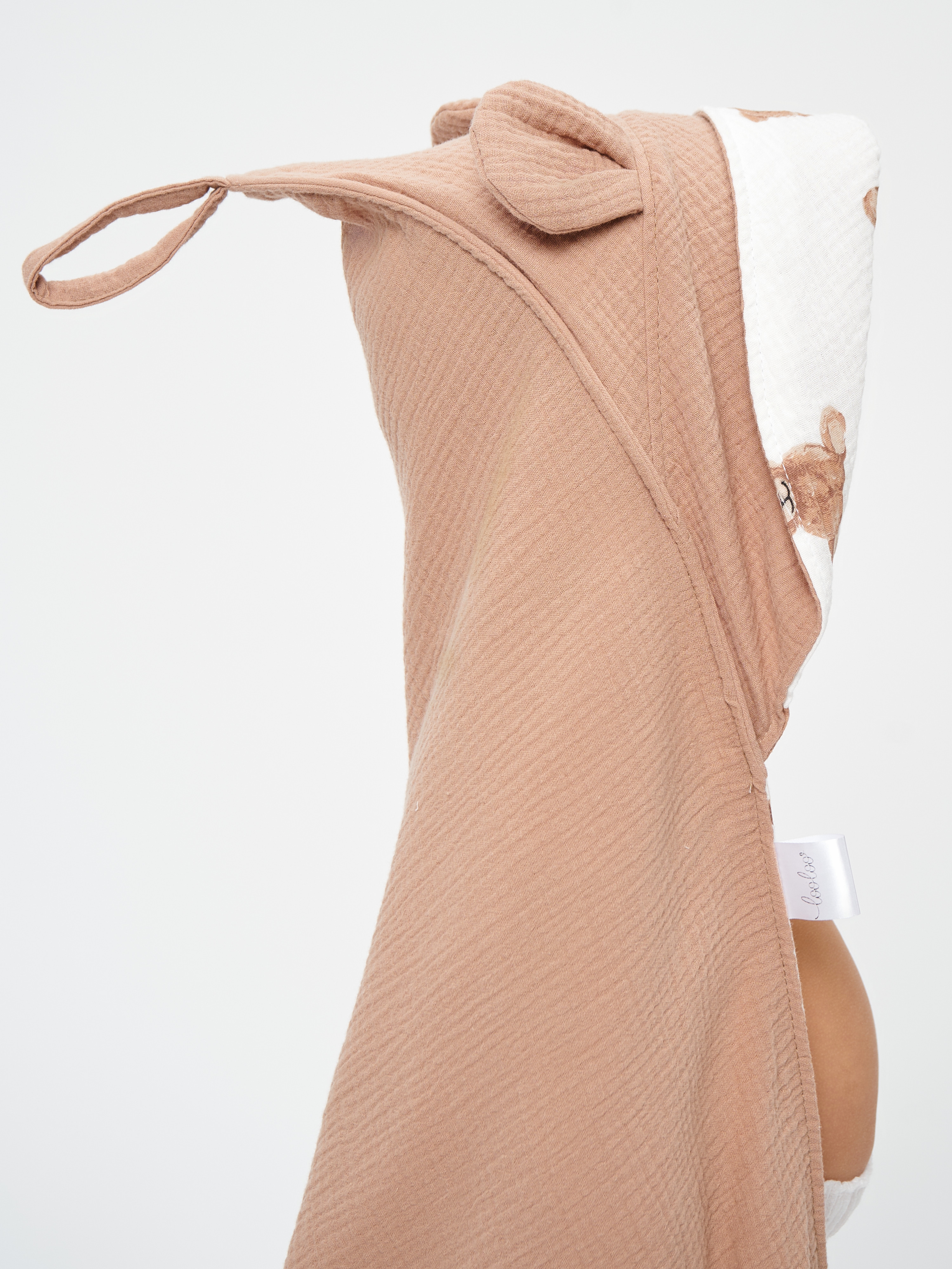 Полотенце Loo-Loo мишкиушки 95 x 95 см 1 шт. - фото 14