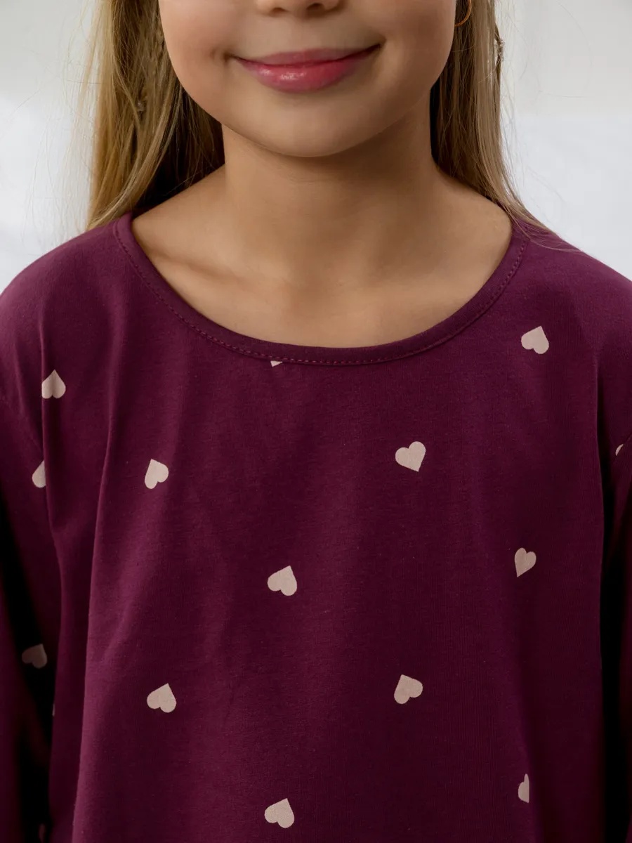 Пижама NATIVIA ПДКБ/сердечкинабордовом - фото 11