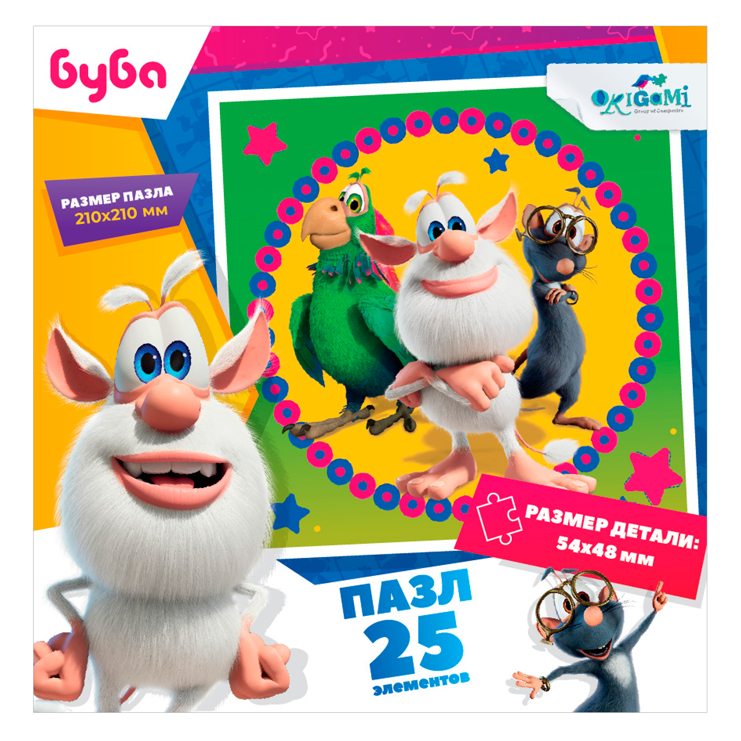 Пазл ORIGAMI Буба классический в ассортименте - фото 6