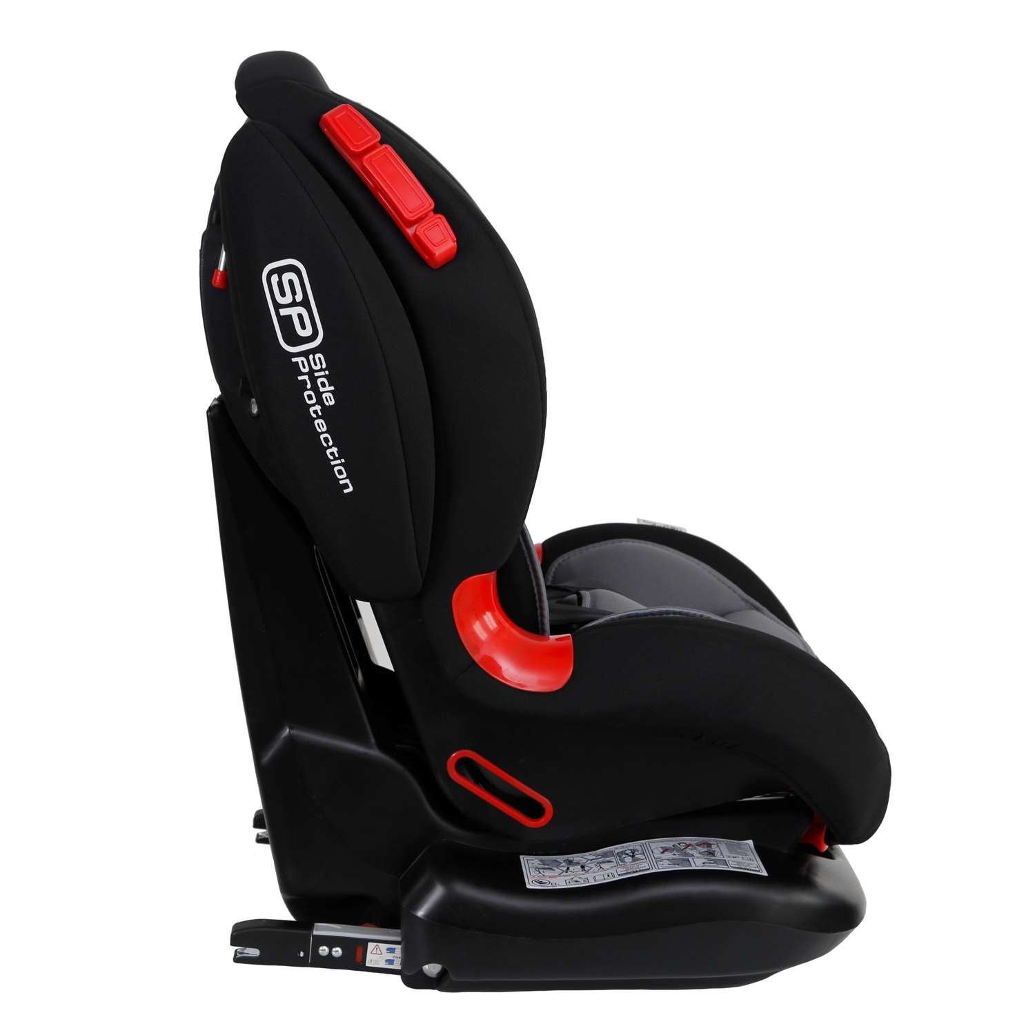 Автокресло Babyton Omega Fix Black-Grey Isofix 1/2 (9-25 кг) - фото 17