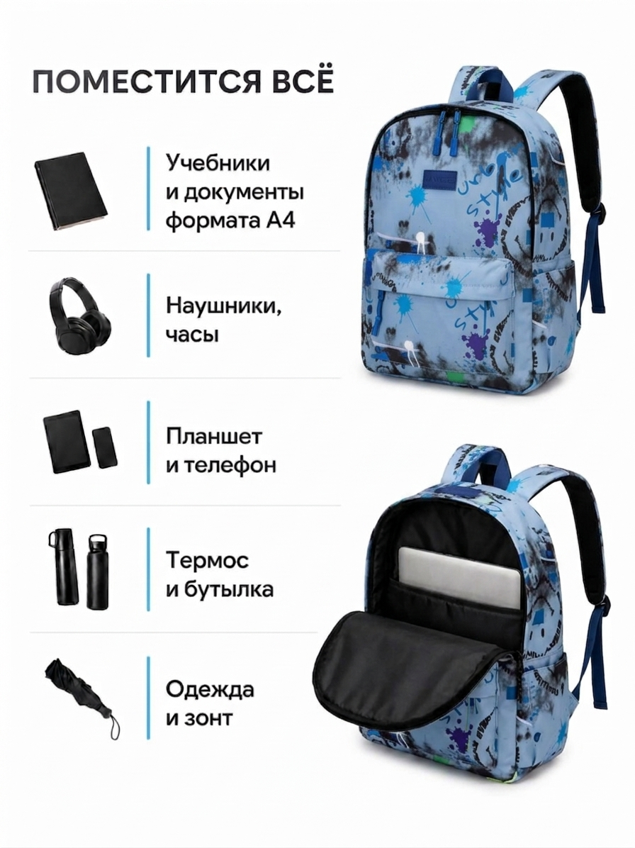 Рюкзак LUXMAN школьный - фото 4