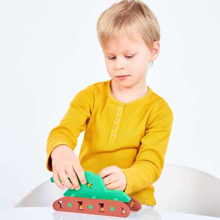 Конструктор ElBascoToys Танк блочный