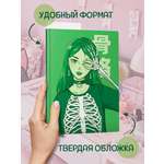 Блокнот Проф-Пресс Точкабук Девушка скелет А5 48 лист.