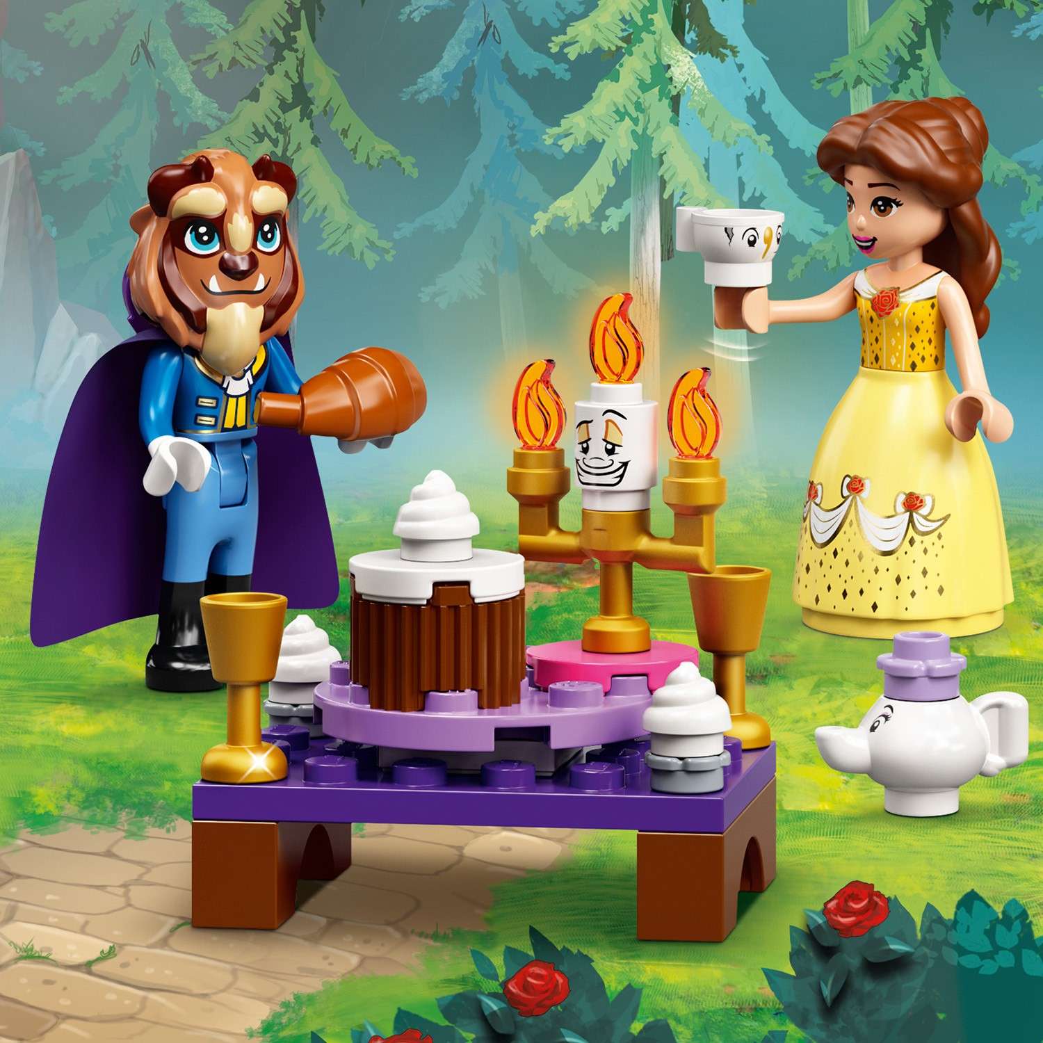 Конструктор LEGO Disney Princess Замок Белль и Чудовища блочный - фото 7