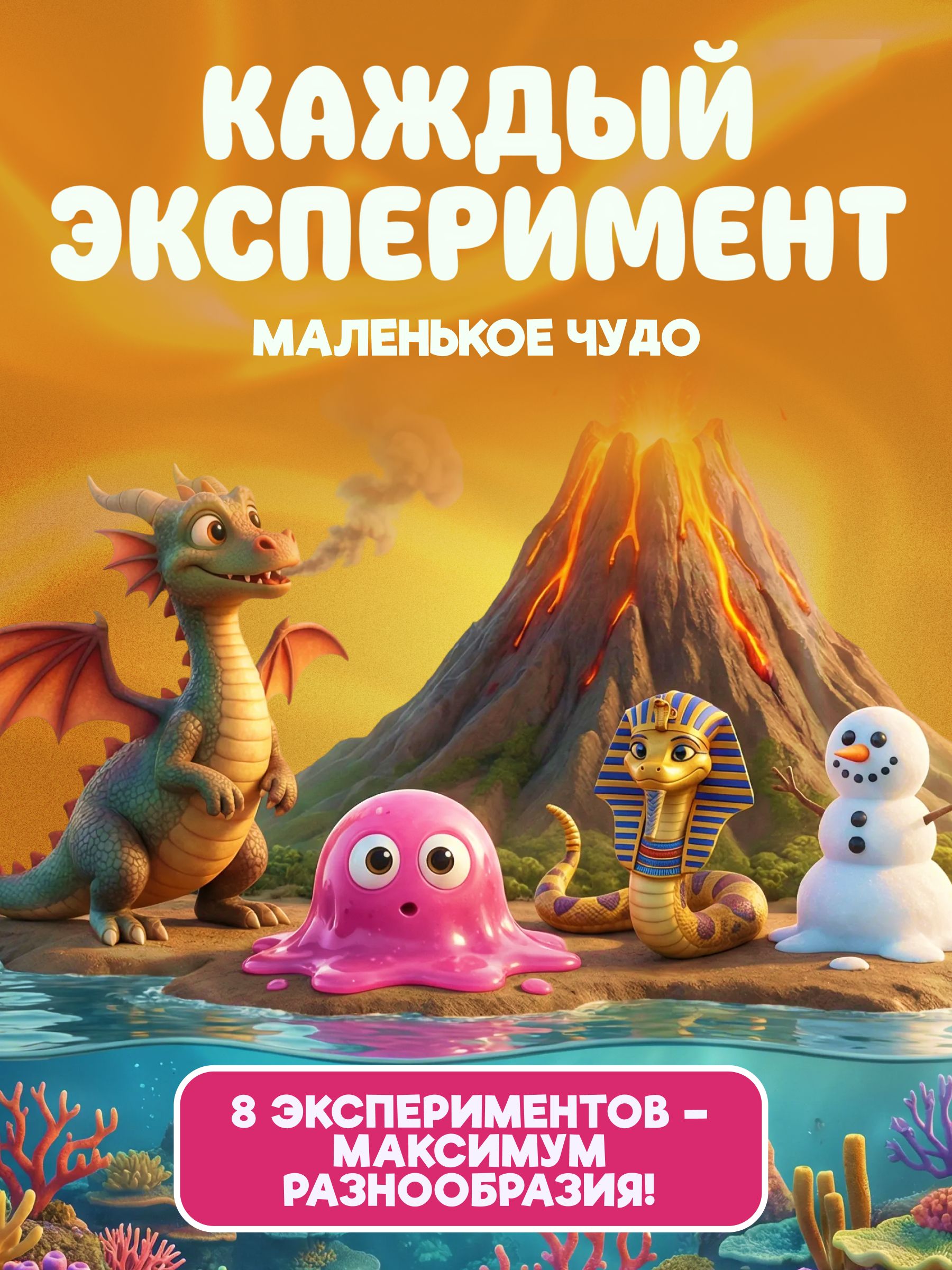 Набор для опытов Наукасити Семь чудес химии 8 в 1 - фото 3