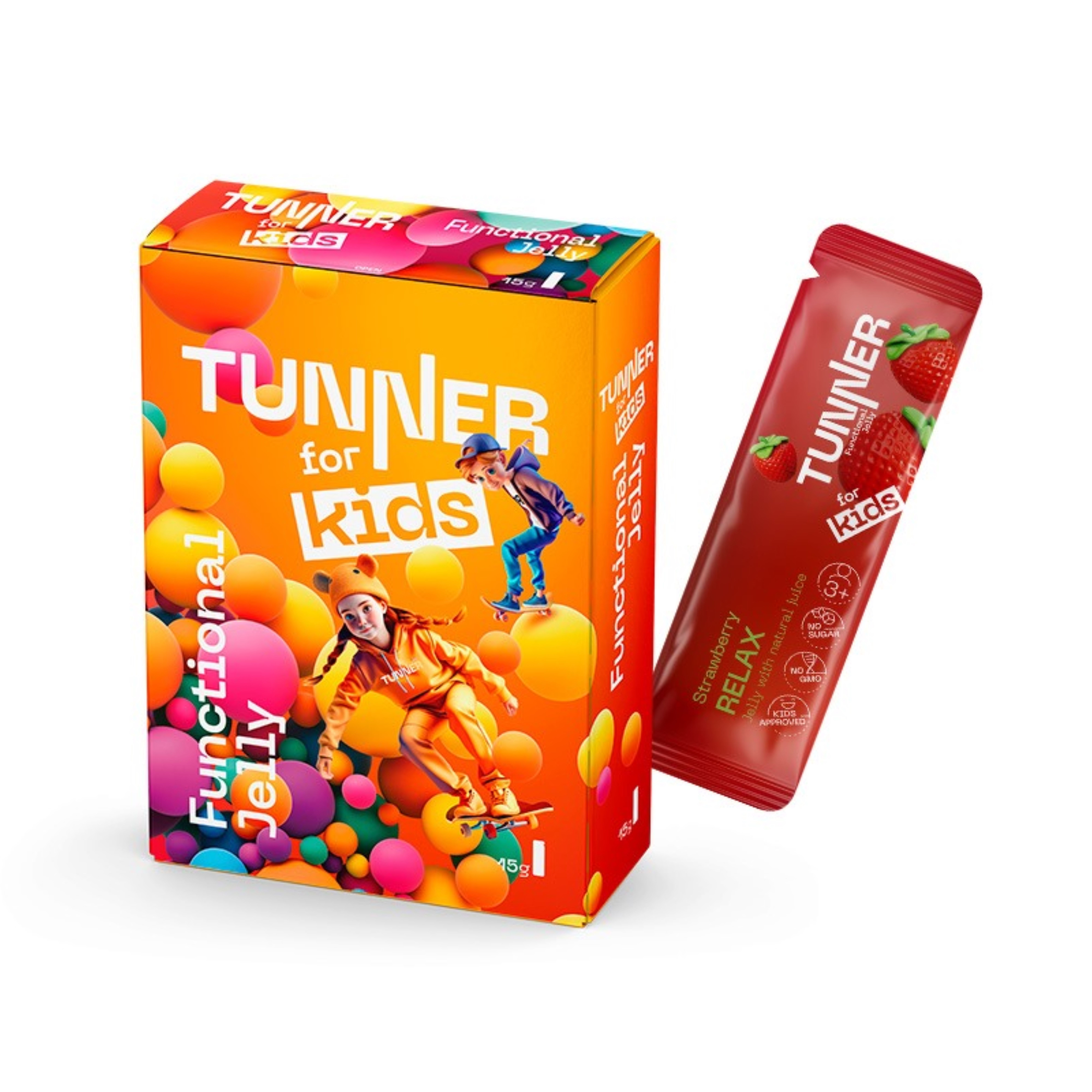 Функциональное желе TUNNER Клубника - фото 1