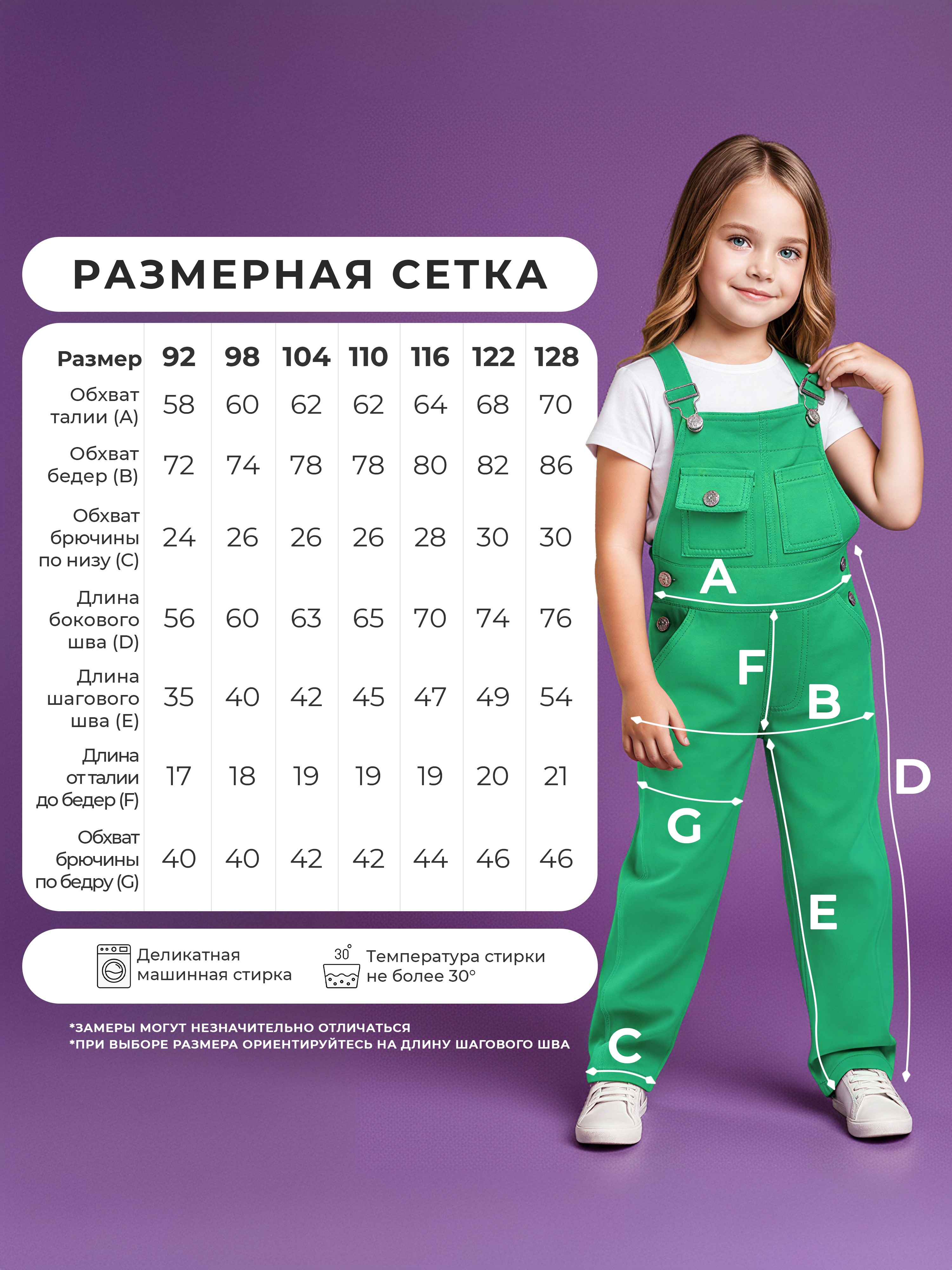 Полукомбинезон СИНИЙ МИР FULCBD8080-D39 - фото 4