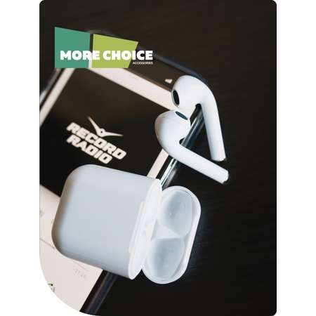 Беспроводные наушники More Choice BW09 White