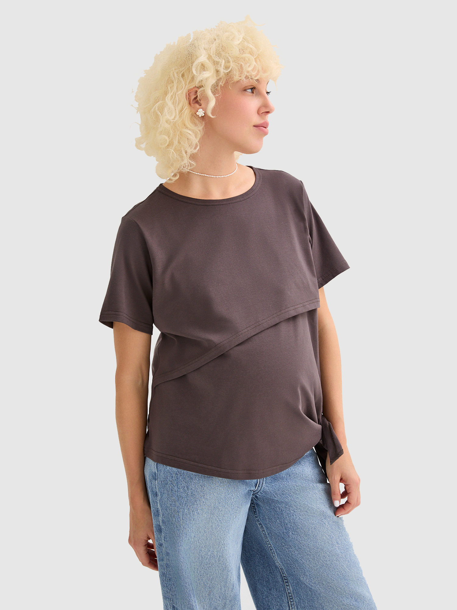 Футболка для кормящих Proud Mom ФКМЕ-0300-шоколад - фото 5