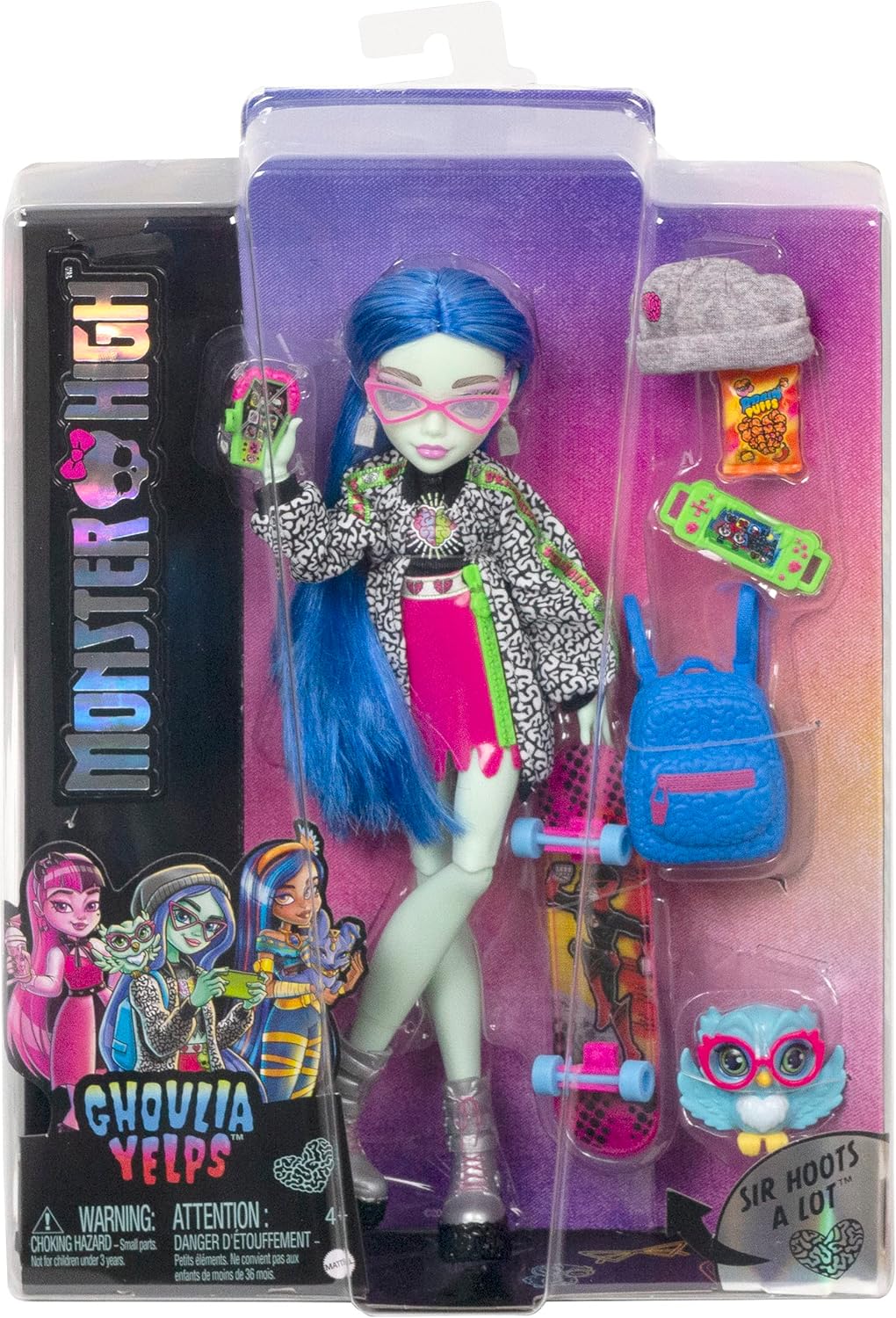 Кукла модельная Monster High Ghoulia Yelps HHK58 - фото 6