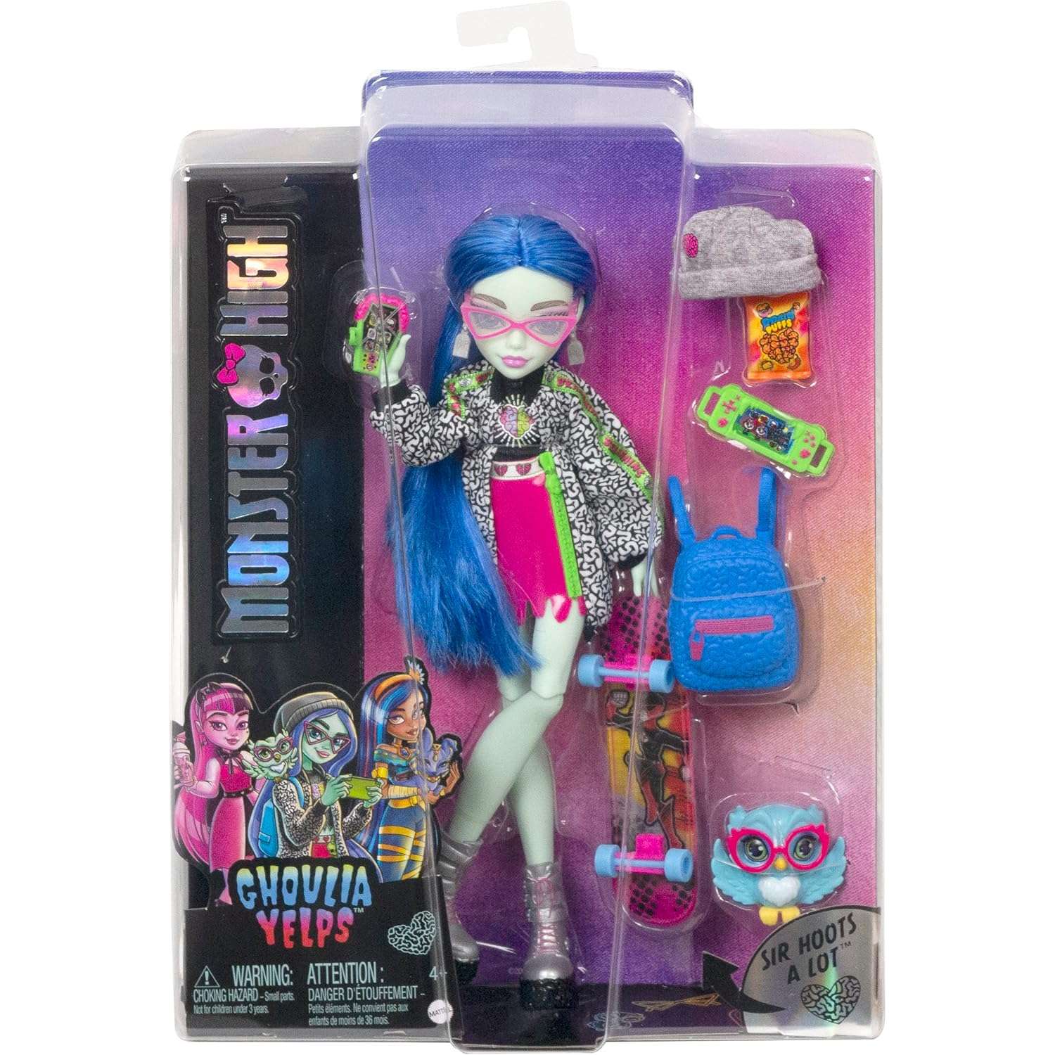 Кукла модельная Monster High Ghoulia Yelps HHK58 - фото 6