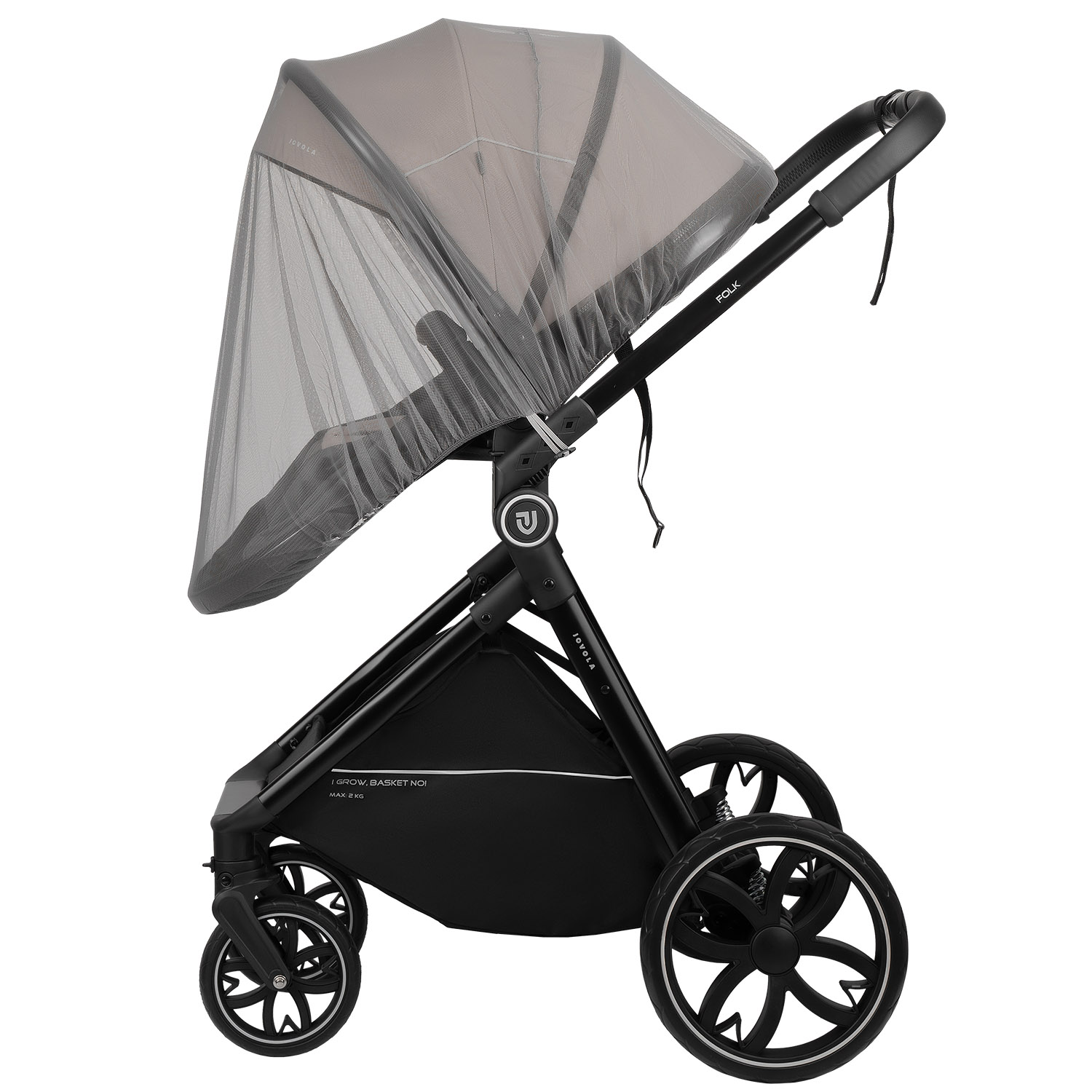 Коляска трансформер JOVOLA Folk 2в1 бежевый - фото 22
