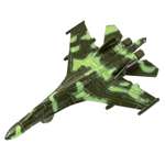 Самолет KiddieDrive Военный 8см