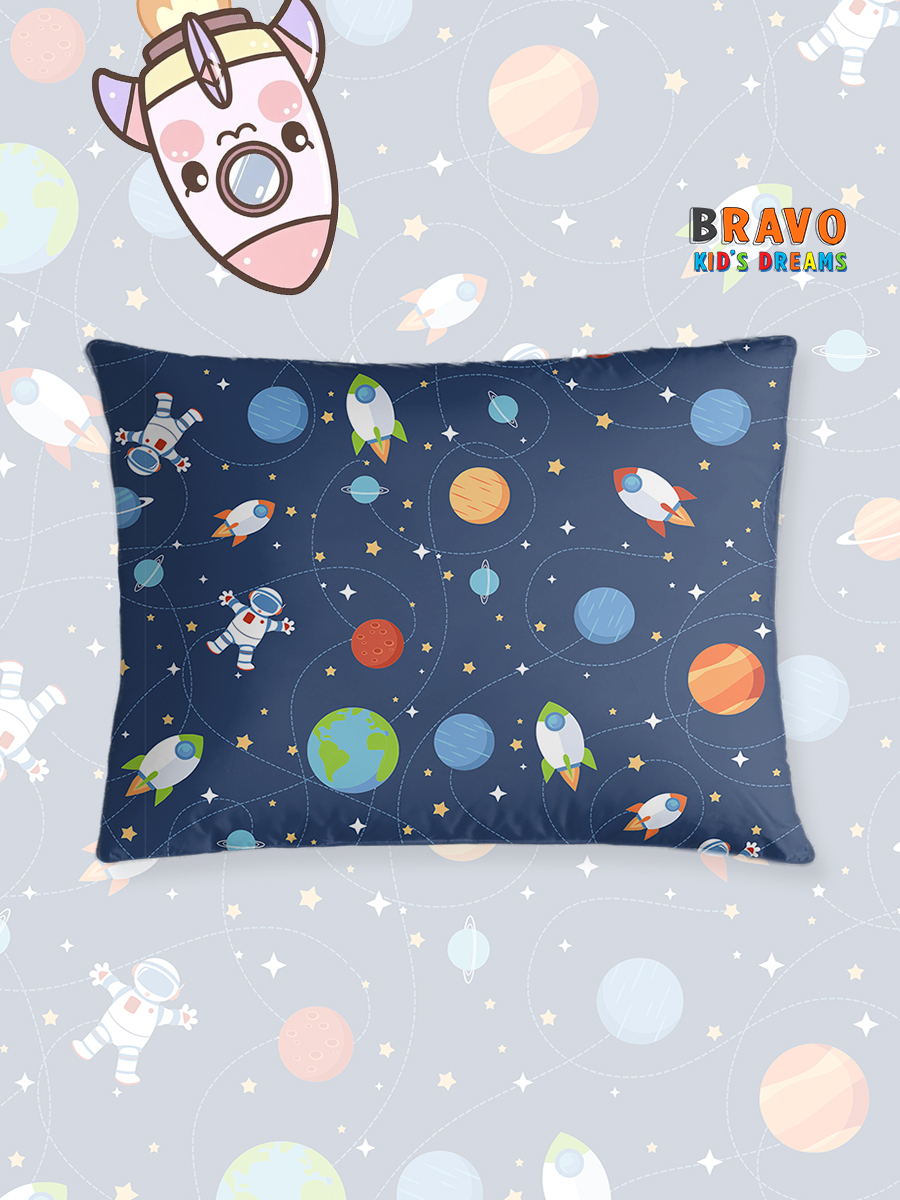 Наволочка BRAVO kids dreams Космос 70 x 50 см - фото 3