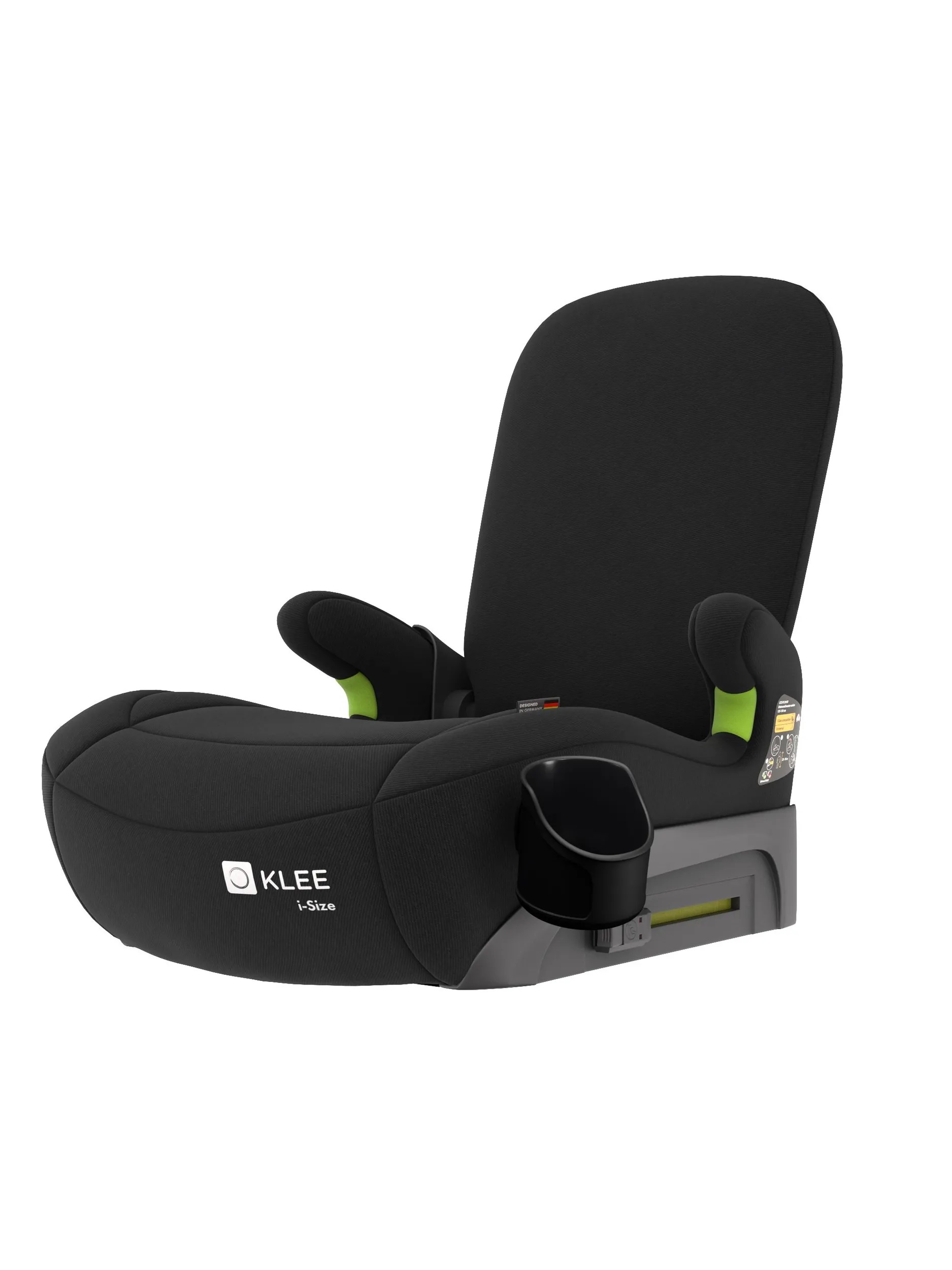 Автокресло KLEE Mild с подстаканником Isofix 2/3 (15-36 кг) черный - фото 1