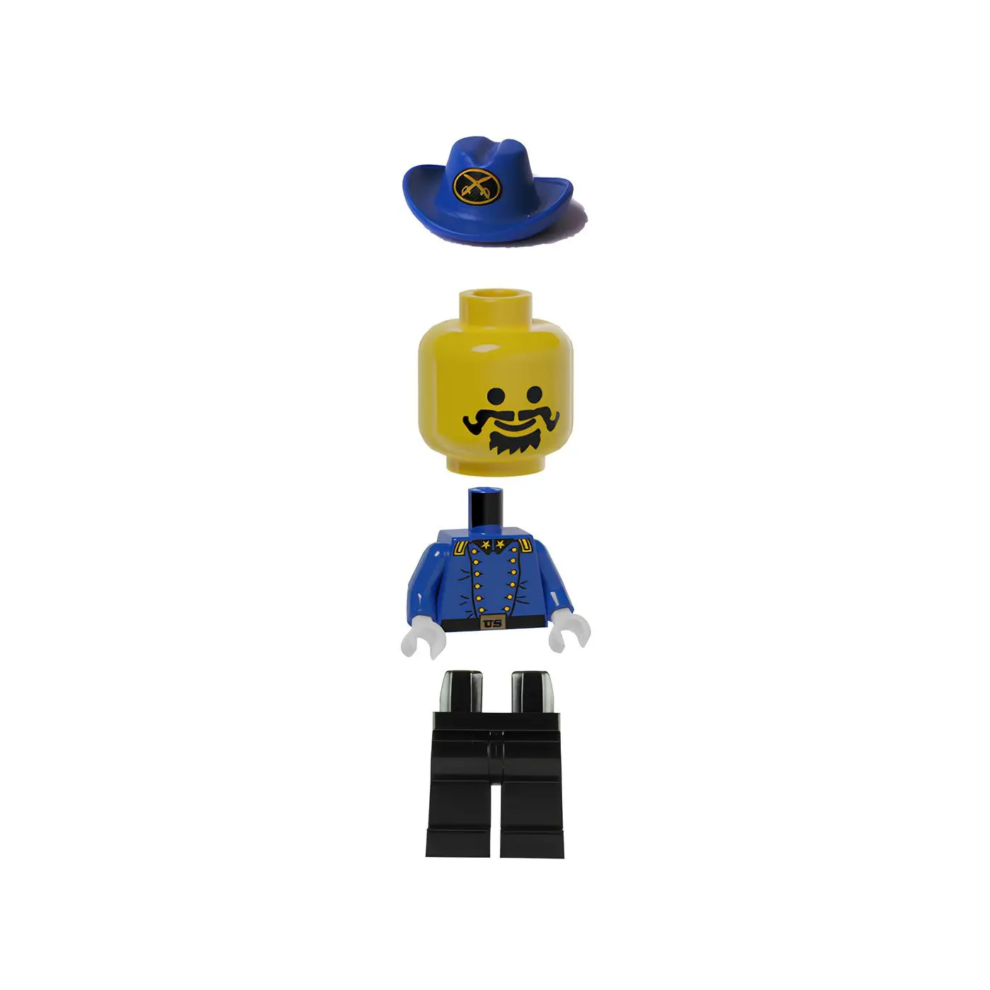 Фигурка LEGO Western Cavalry Colonel - фото 2