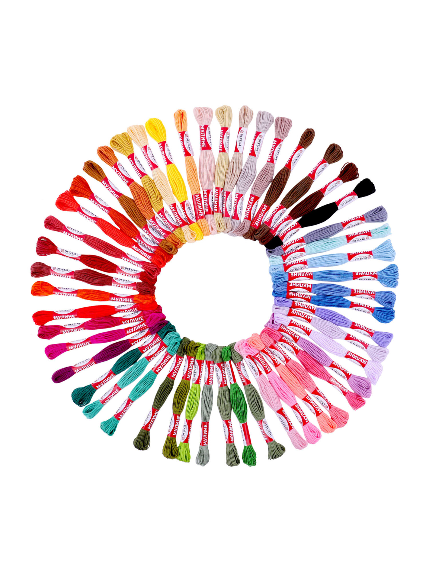 Набор для творчества Develia вышивание 50 цветов - фото 9