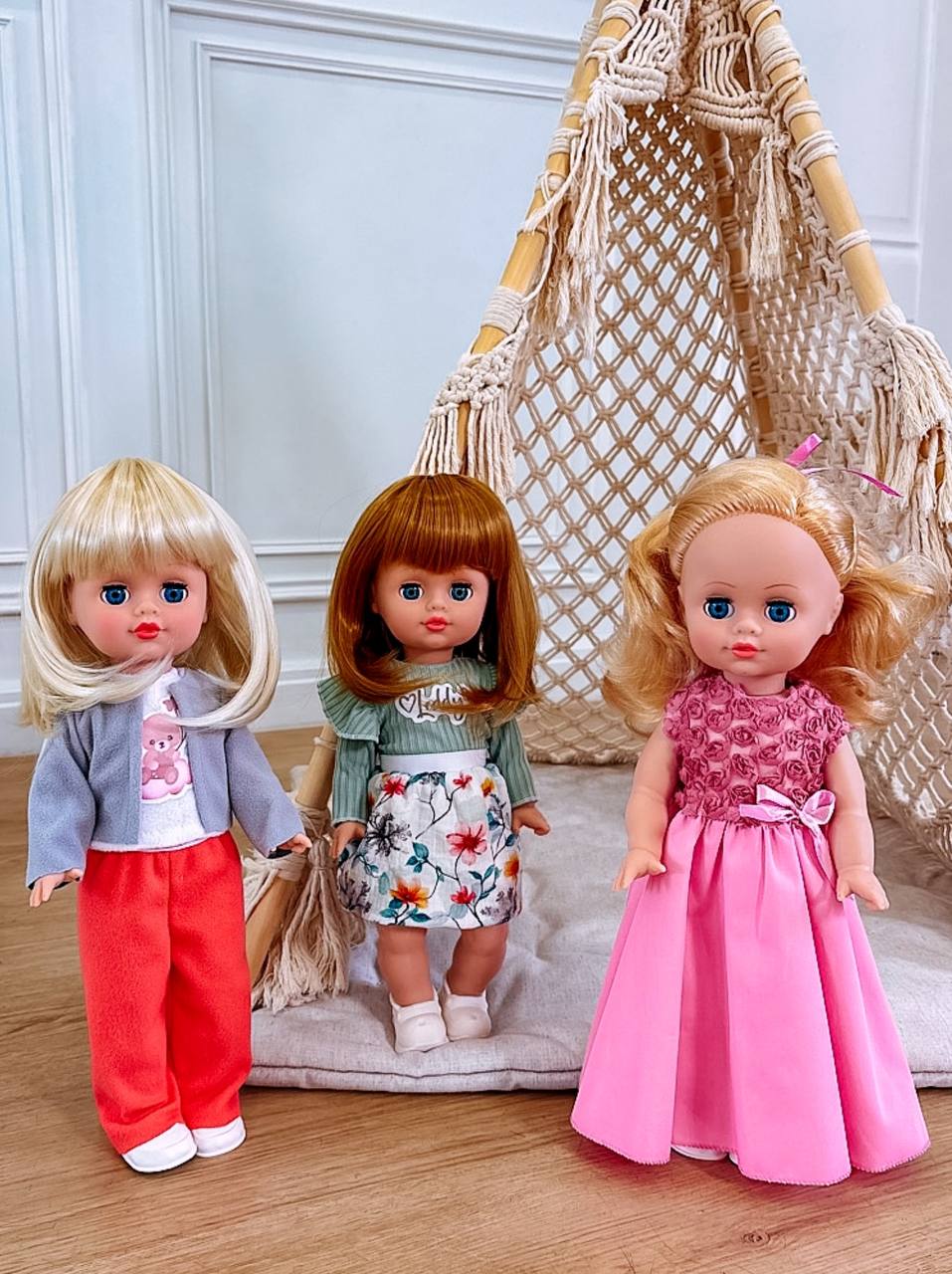 Кукла классическая СТРАНА КУКОЛ разговаривающая большая высота 40 см 25-17.3 - фото 10