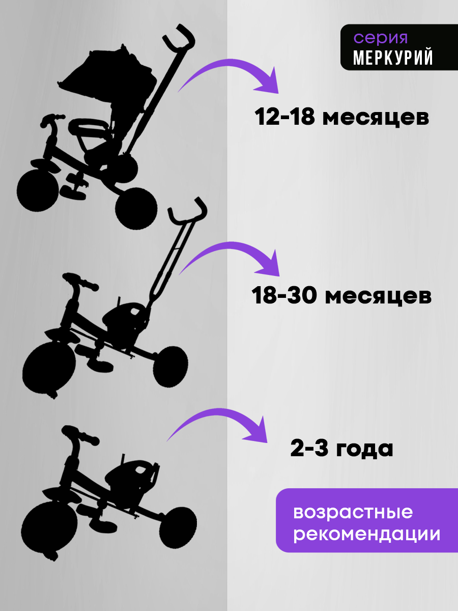 Трехколесный велосипед Velobibi - фото 7