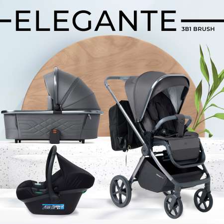 Коляска 3в1 Sweet Baby Elegante Grey