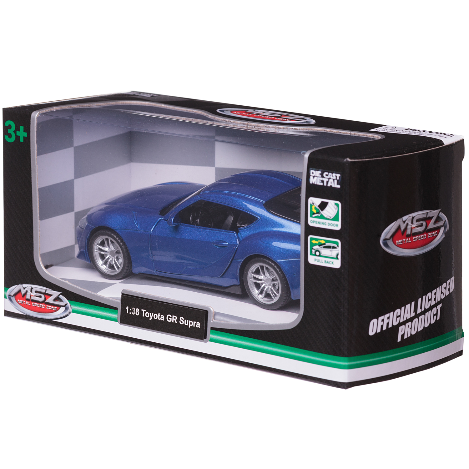 Автомобиль Abtoys Toyota MSZ 1:43 WE-15968BL - фото 3