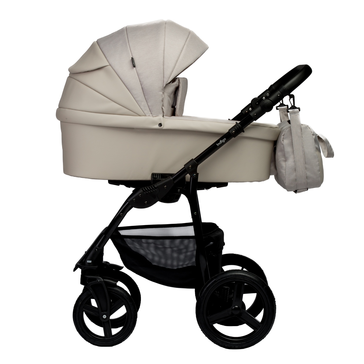 Коляска 2в1 Indigo Impulse Eco Ie 02 бежевый - фото 2