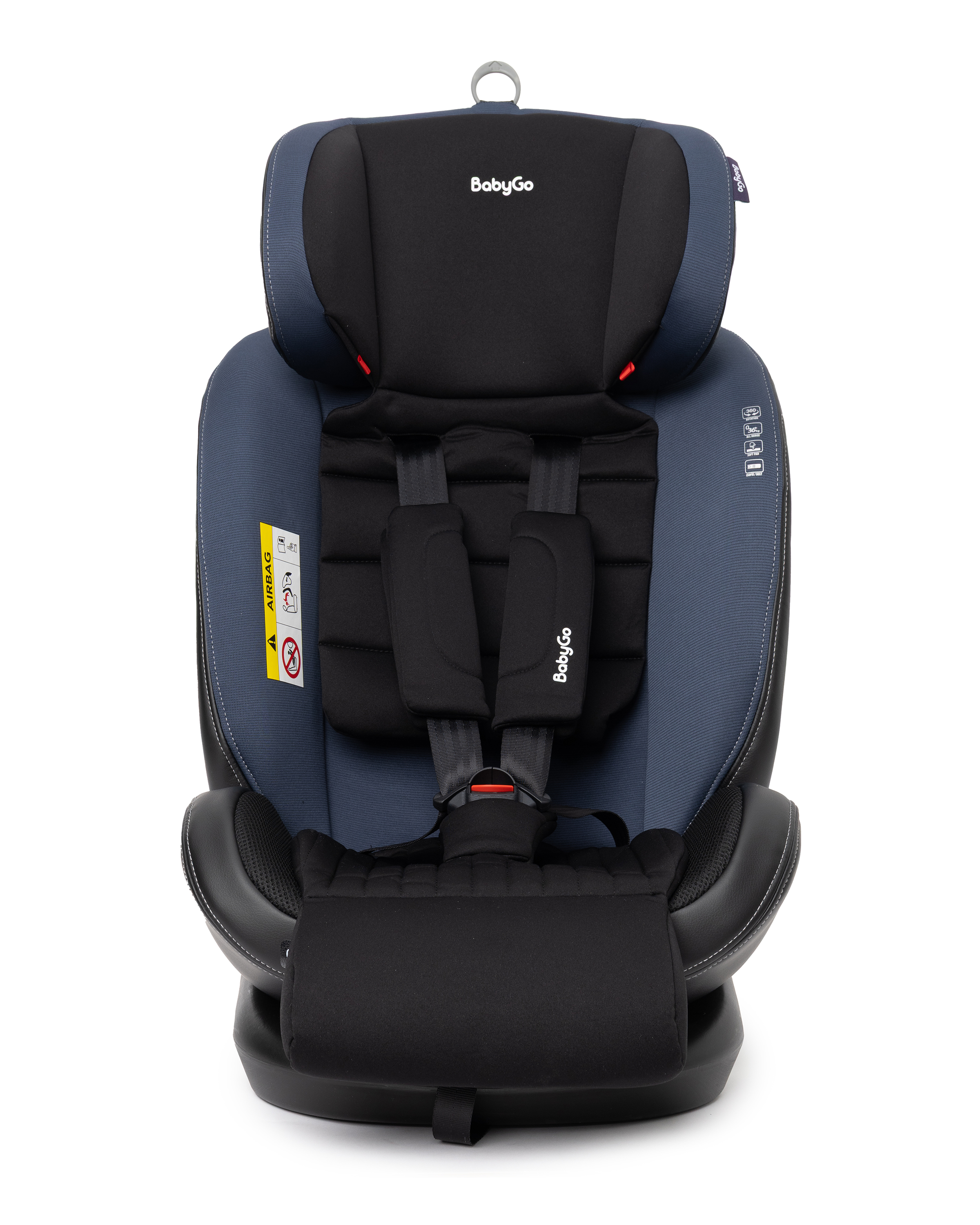 Автокресло BabyGo Multi-Stage New Isofix 0+/1/2/3 (0-36 кг) синий - фото 37