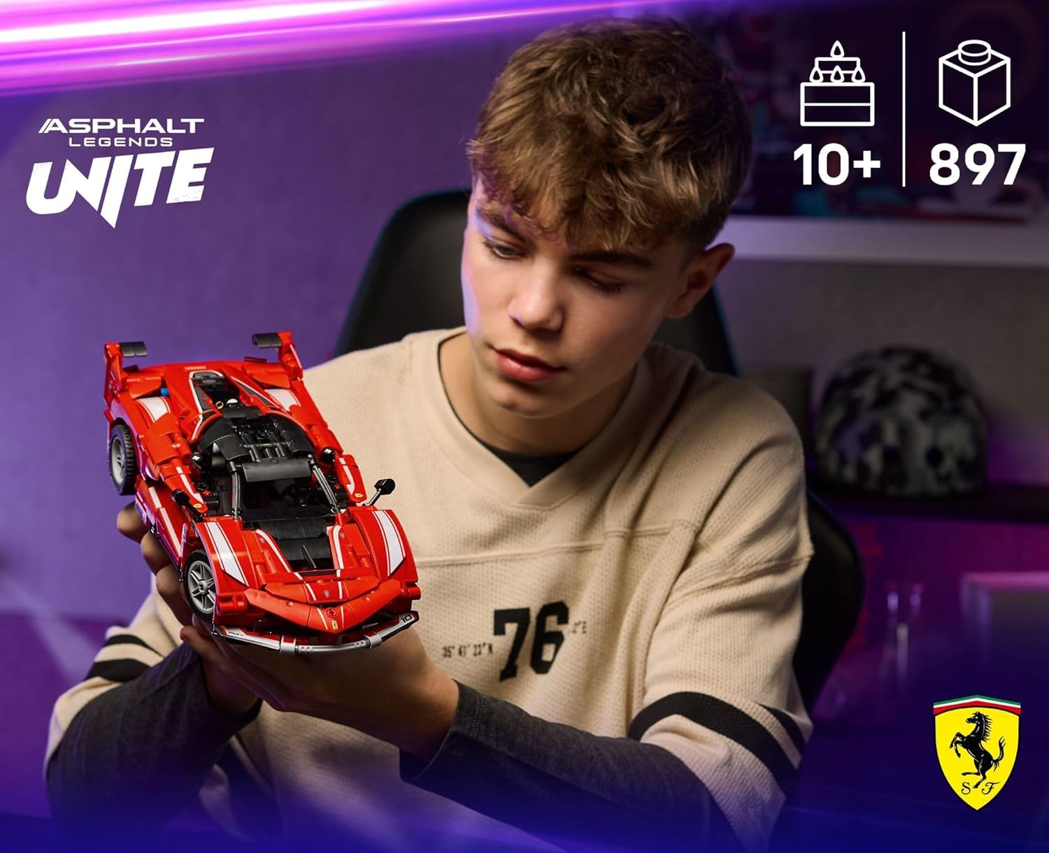 Конструктор LEGO Technic Ferrari FXX K 897 дет. - фото 3