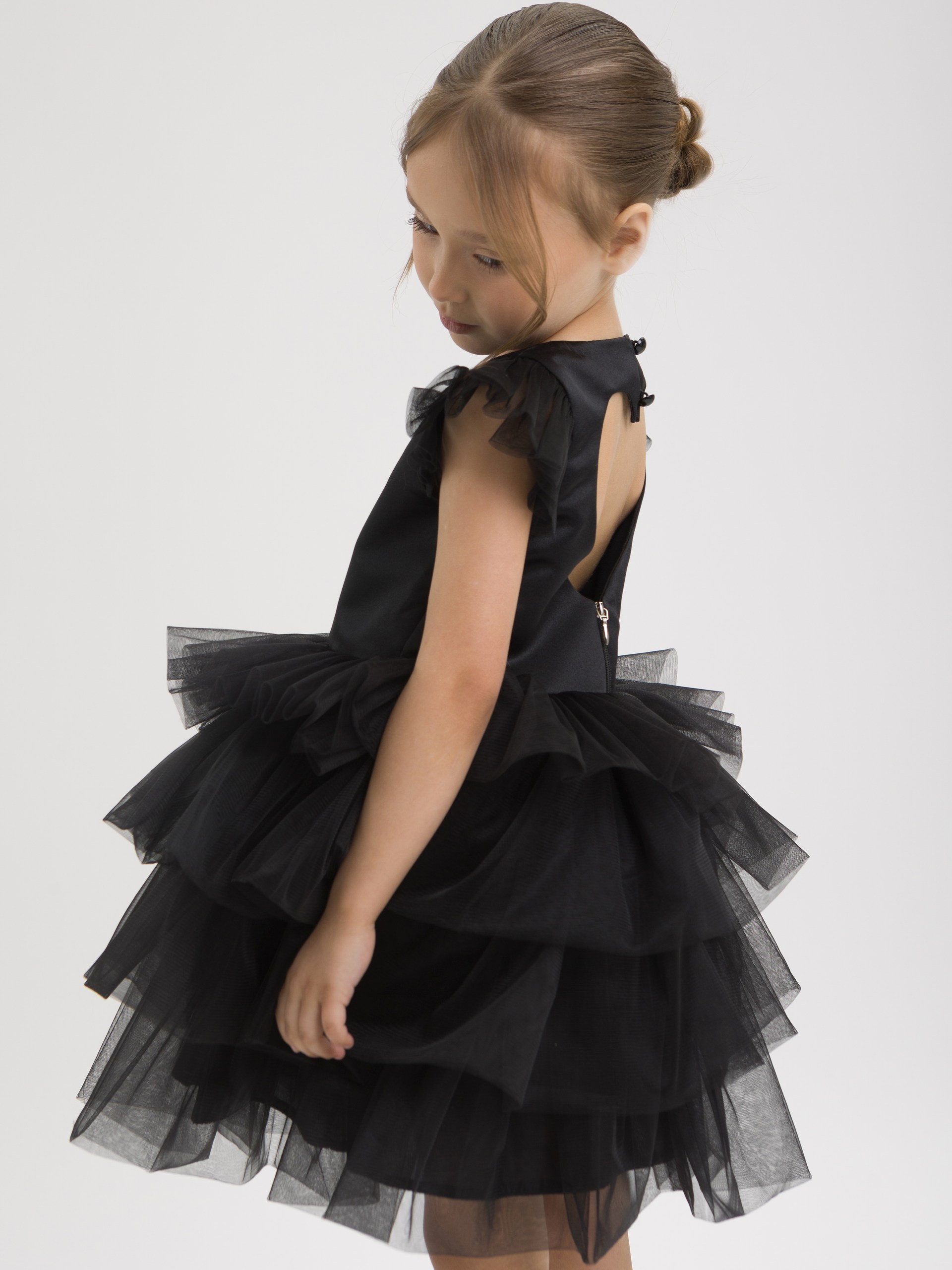 Платье LELUkids 1231.24_зефирка_черный - фото 7