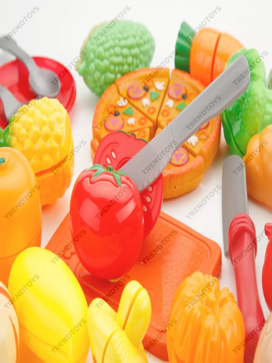 Игровой набор TrendToys продукты, тележки и корзинки - фото 12