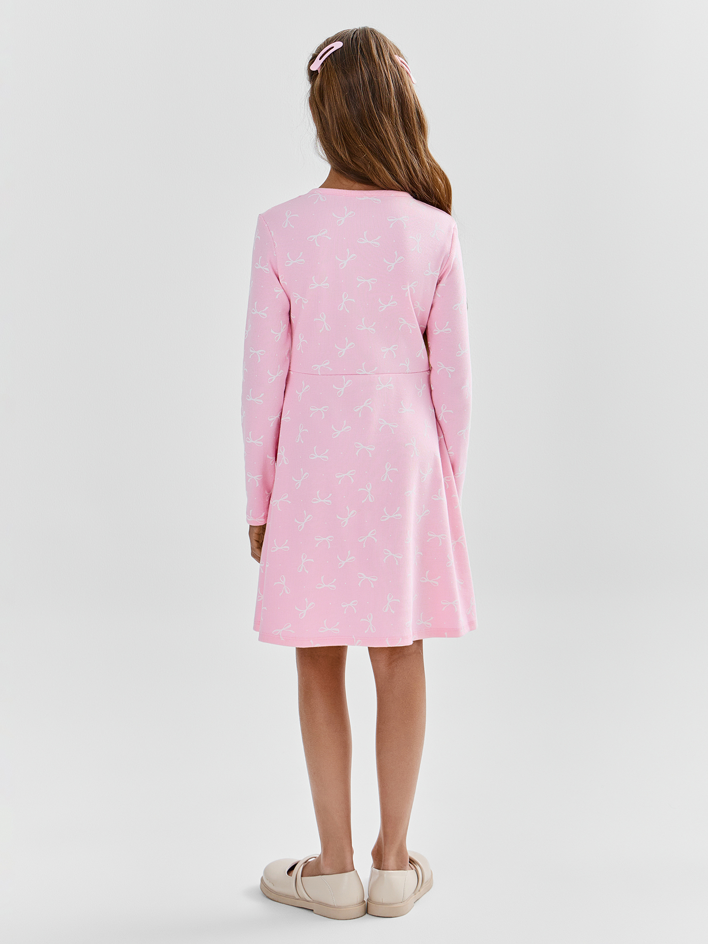 Платье Mark Formelle (Марк Формэль) 157983/бантики на розовом - фото 3