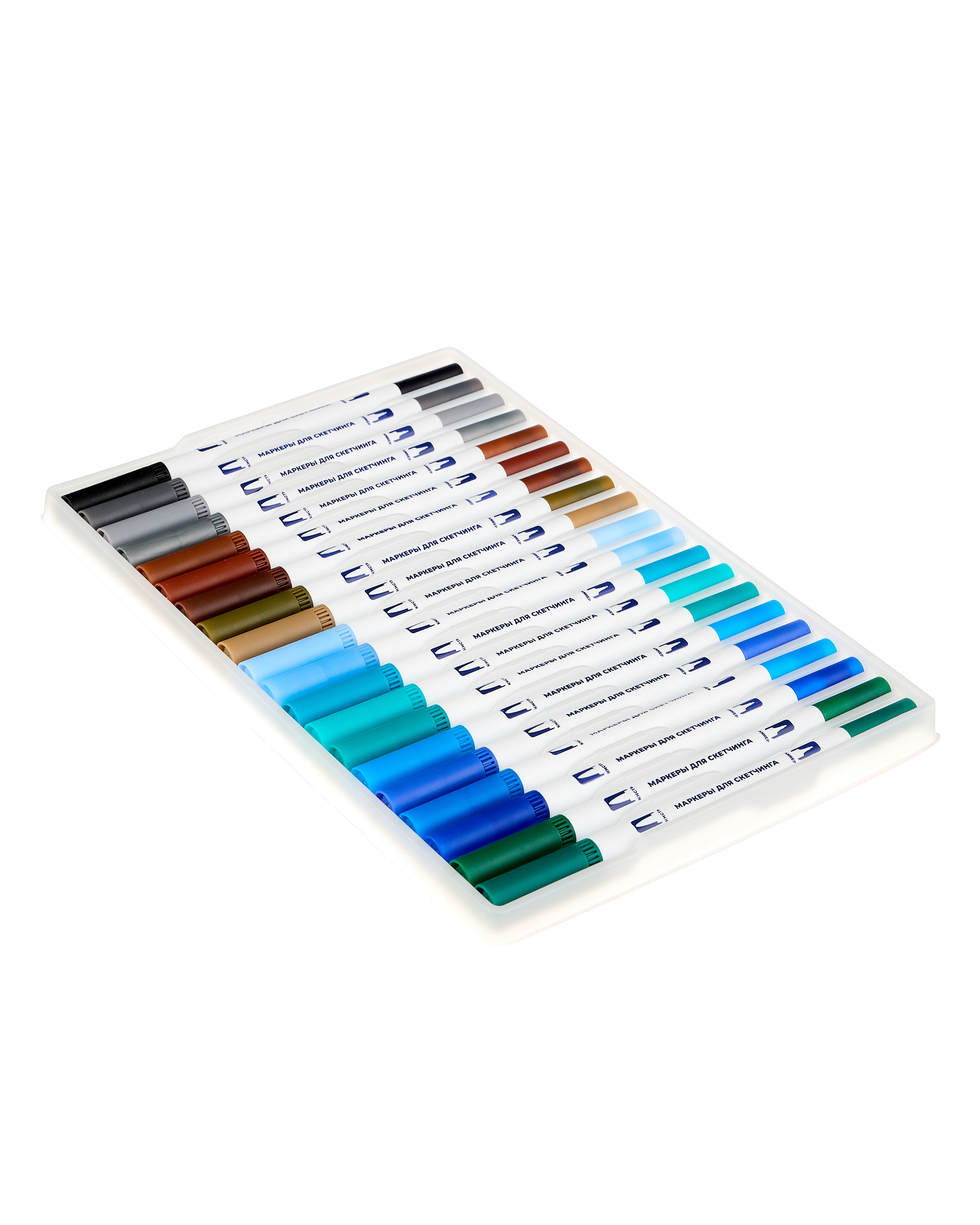 Скетчмаркеры Erhaft 60 шт. - фото 5