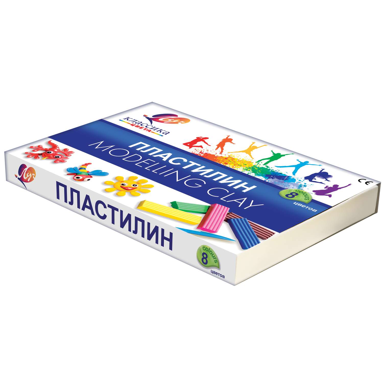 Пластилин Луч 8 цв. - фото 7
