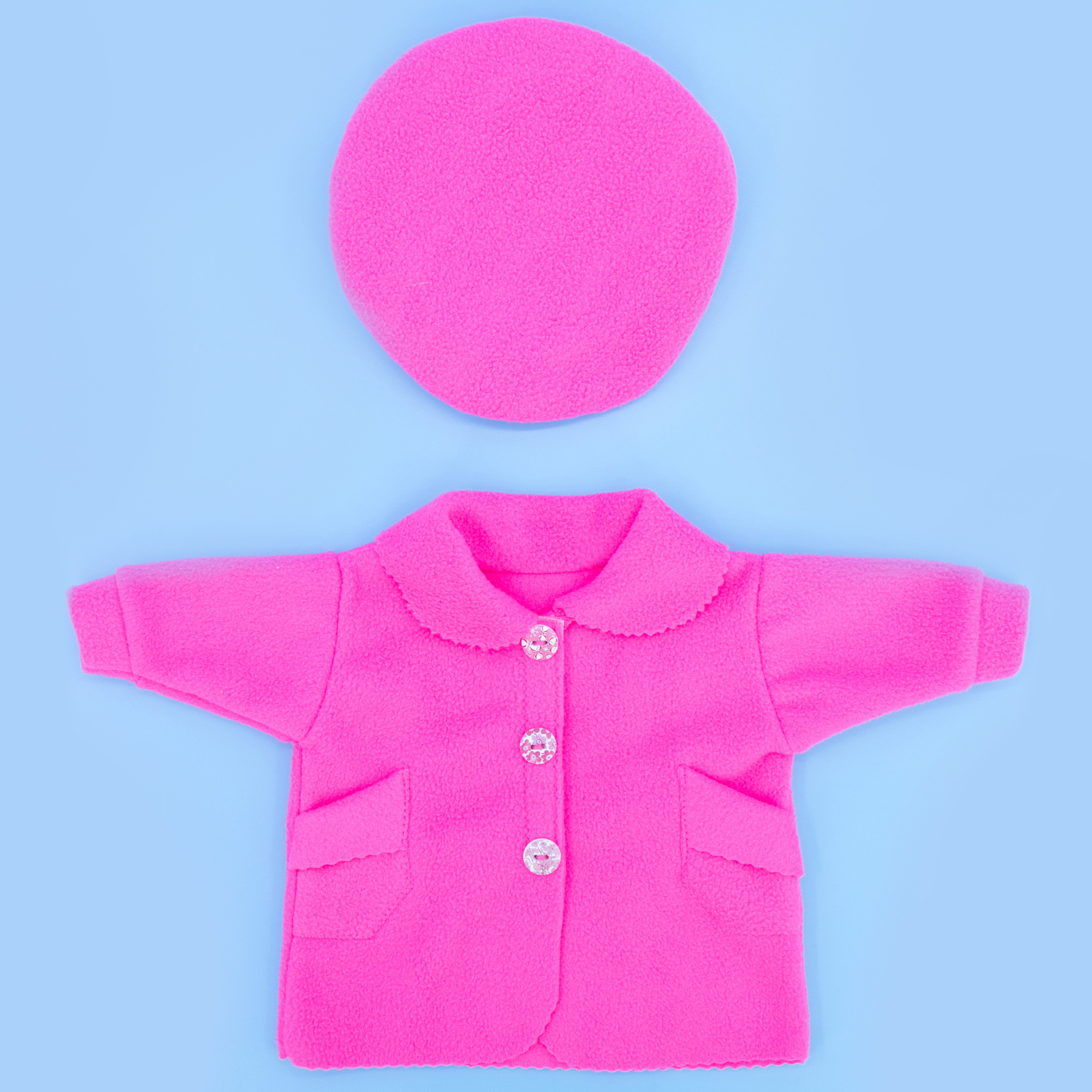 Одежда для кукол Модница 6119малиновый - фото 16